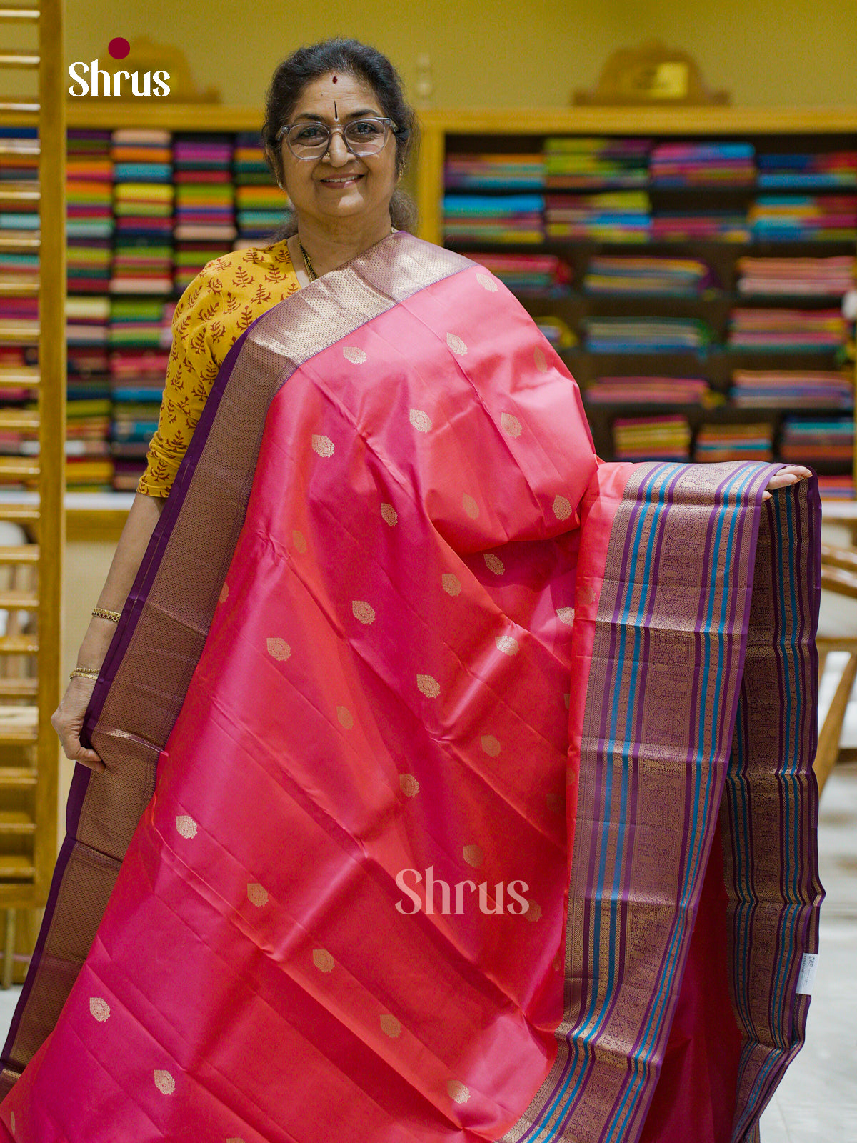 Kanchipuram silk Saree - EFS12430 - Shop on Shrus.com