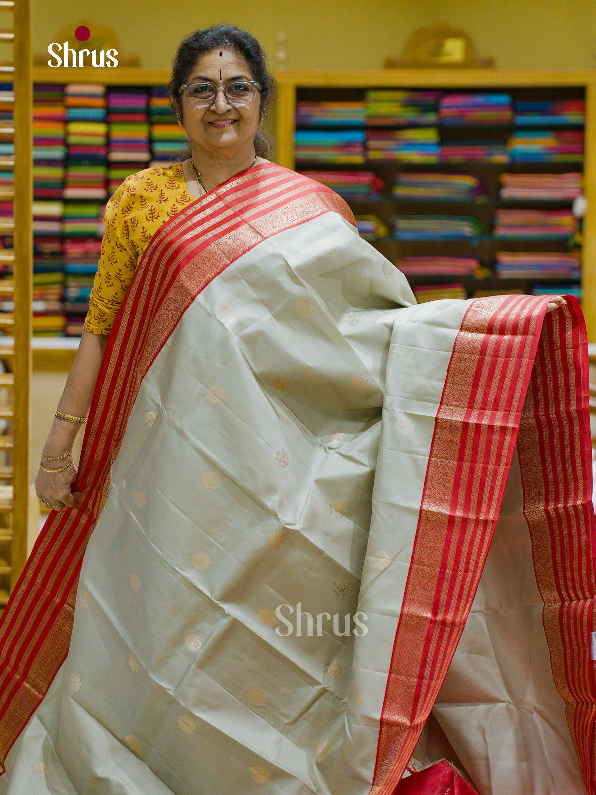 Kanchipuram silk Saree - EFS12432 - Shop on Shrus.com