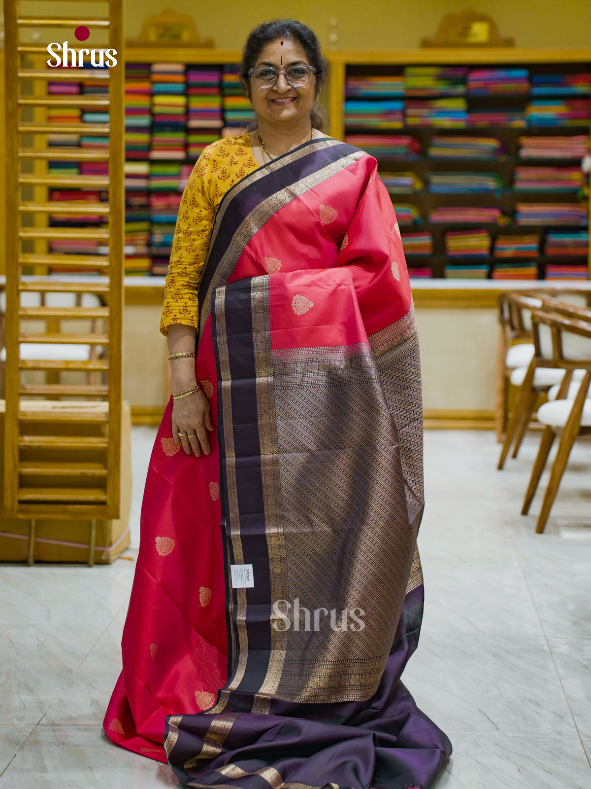 Kanchipuram silk Saree - EFS12433 - Shop on Shrus.com