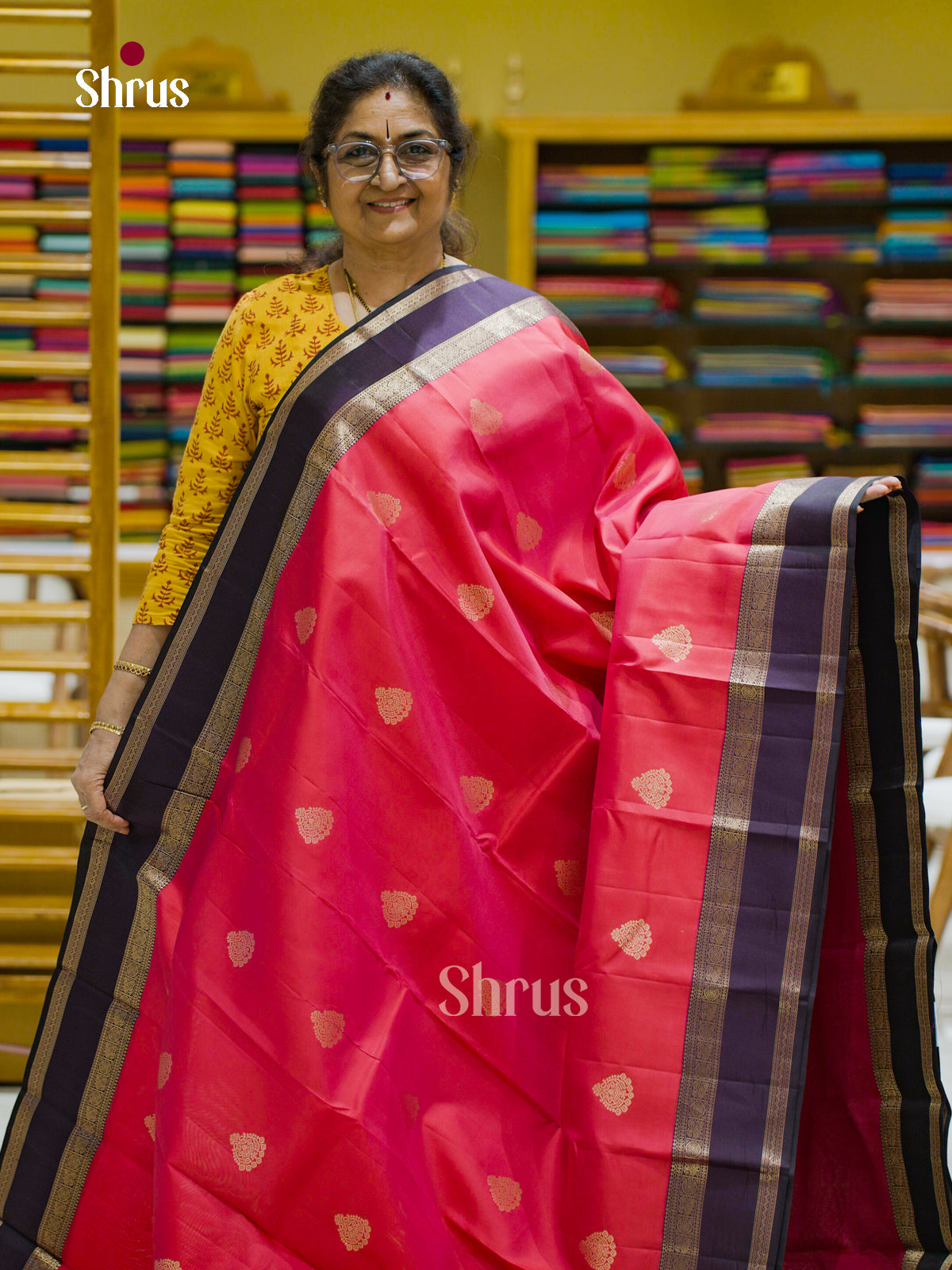 Kanchipuram silk Saree - EFS12433 - Shop on Shrus.com