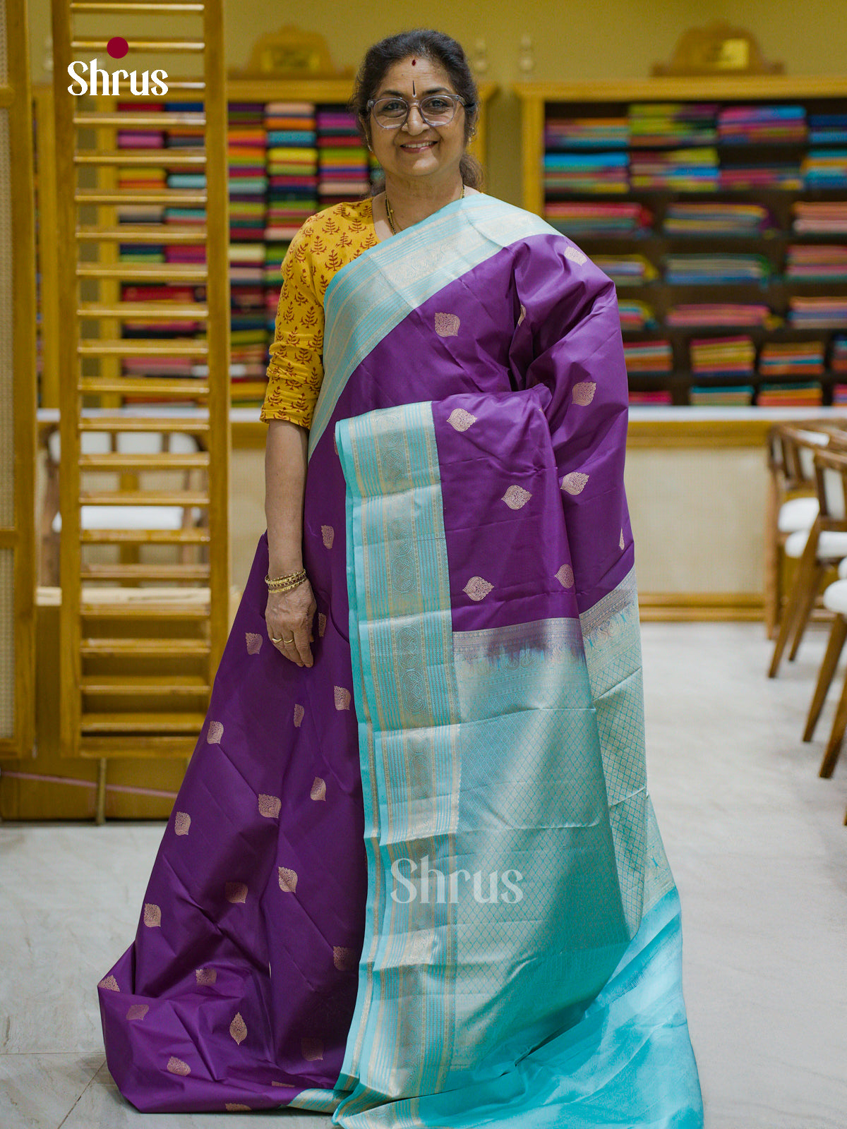 Kanchipuram silk Saree - EFS12436 - Shop on Shrus.com