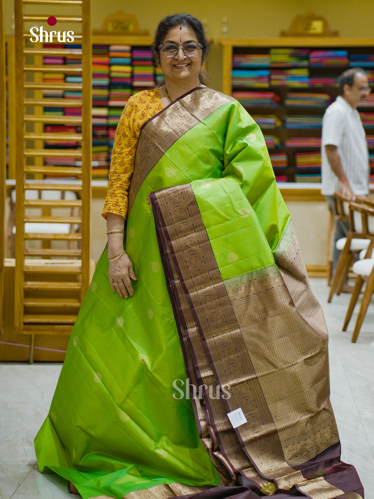 Kanchipuram silk Saree - EFS12442 - Shop on Shrus.com