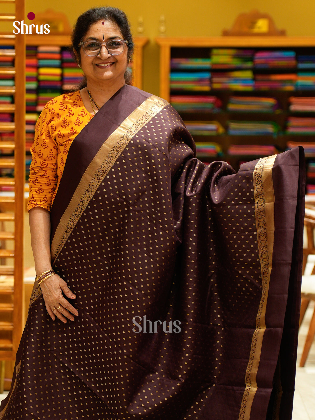 Kanchipuram silk Saree - EFS12444 - Shop on Shrus.com
