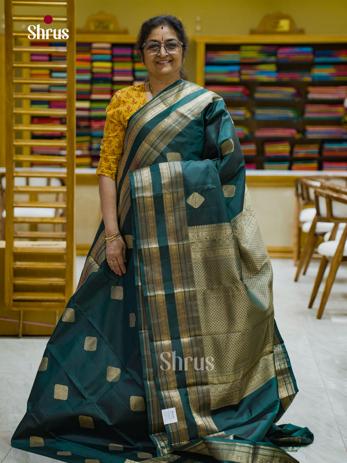 Kanchipuram silk Saree - EFS12447 - Shop on Shrus.com