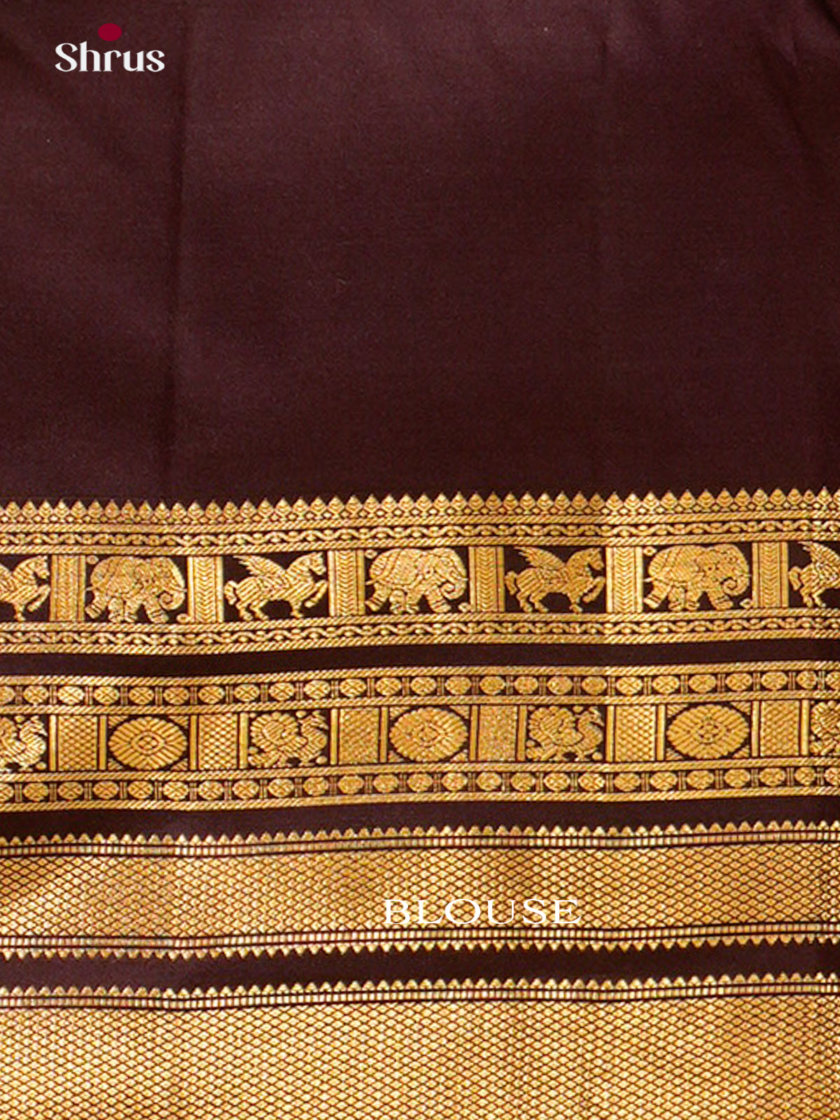 Kanchipuram silk Saree - EFS12449 - Shop on Shrus.com