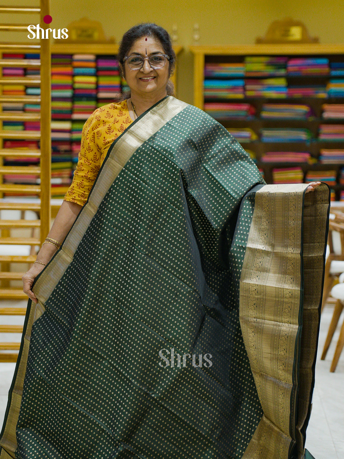 Kanchipuram silk Saree - EFS12452 - Shop on Shrus.com