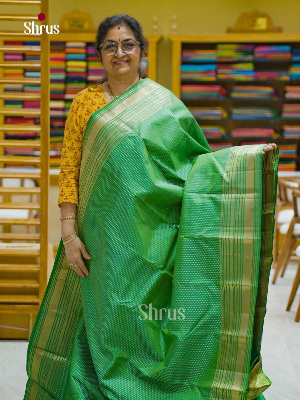 Kanchipuram silk Saree - EFS12456 - Shop on Shrus.com
