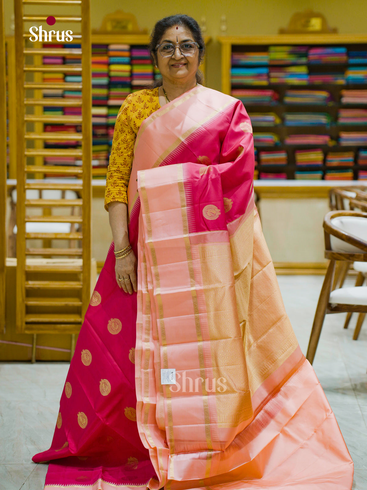 Kanchipuram silk Saree - EFS12462 - Shop on Shrus.com
