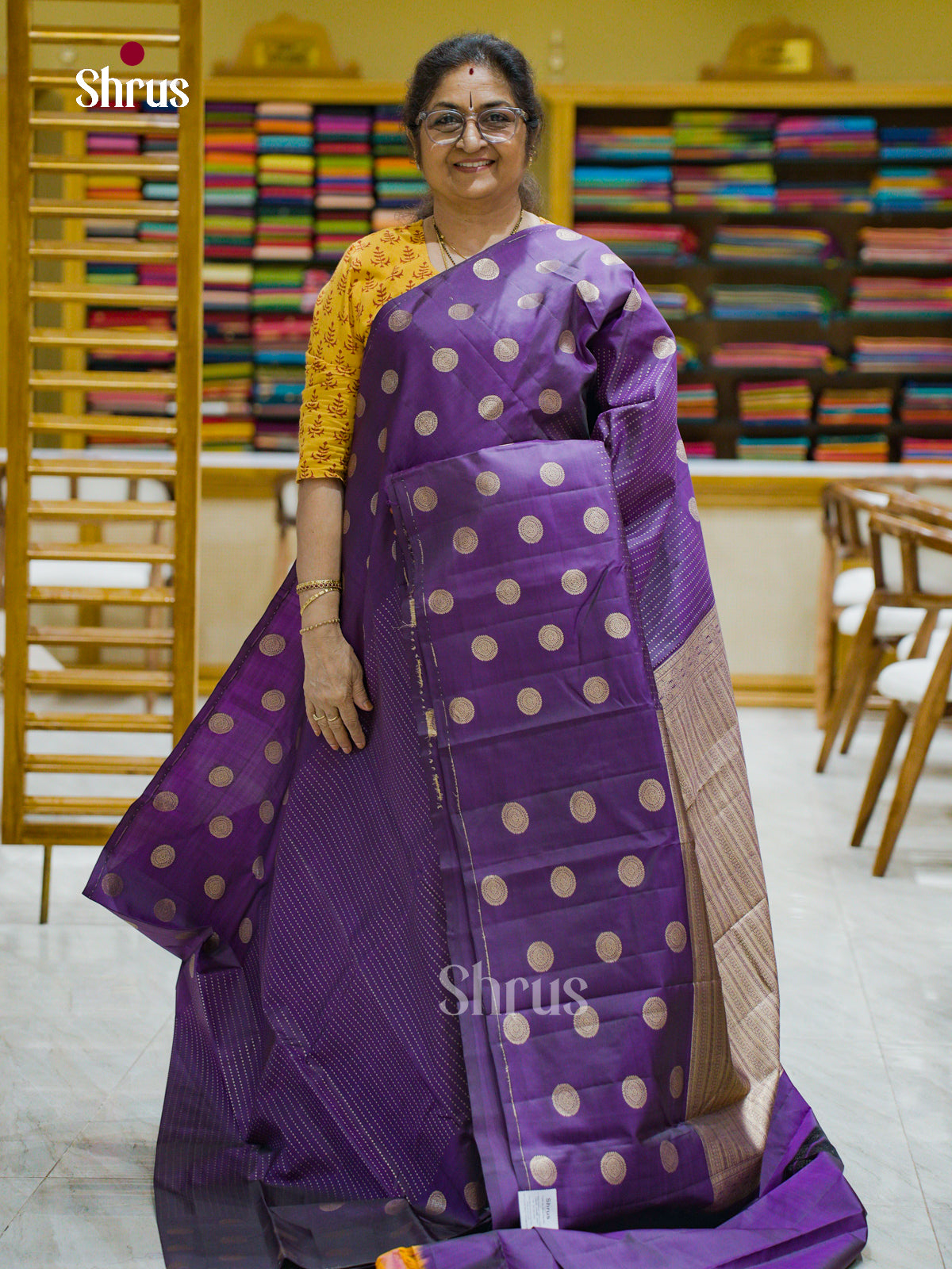 Kanchipuram silk Saree - EFS12465 - Shop on Shrus.com