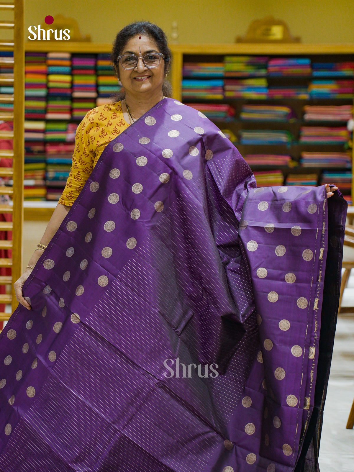 Kanchipuram silk Saree - EFS12465 - Shop on Shrus.com