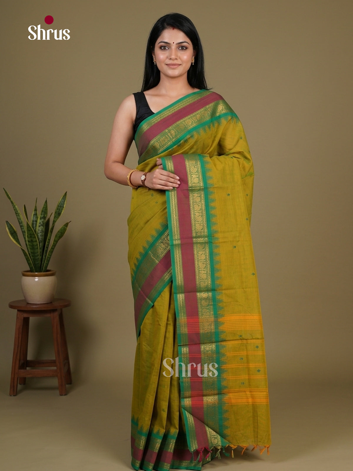 Chettinad Cotton Saree - EFS13003 - Shop on Shrus.com