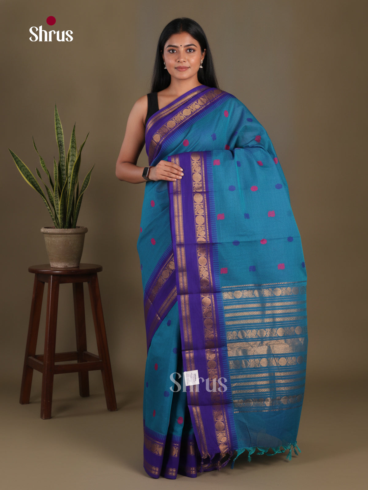 Chettinad Cotton Saree - EFS13025 - Shop on Shrus.com