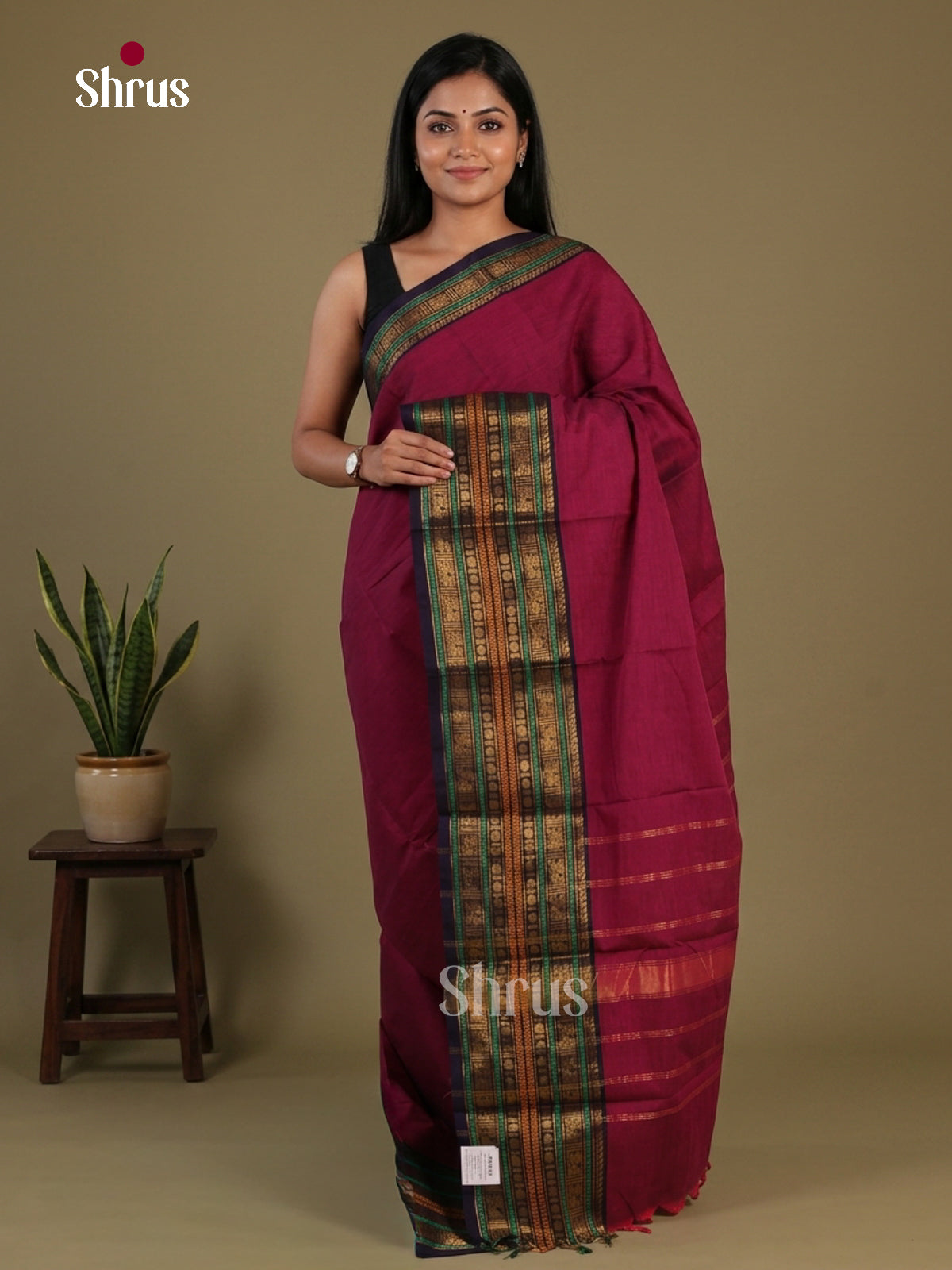 Chettinad Cotton Saree - EFS13046 - Shop on Shrus.com