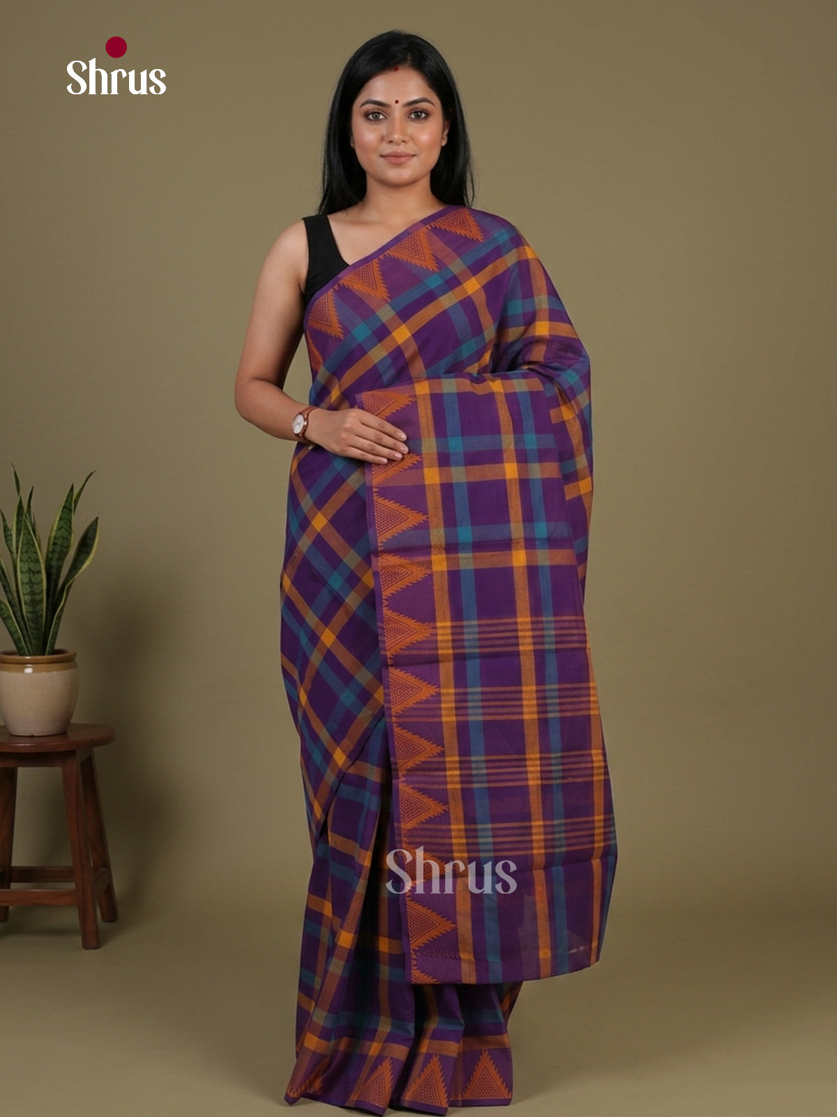 Chettinad Cotton Saree - EFS13050 - Shop on Shrus.com
