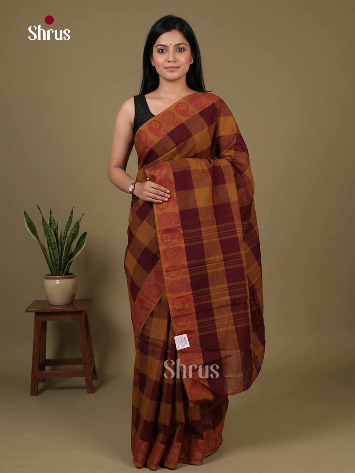 Chettinad Cotton Saree - EFS13057 - Shop on Shrus.com