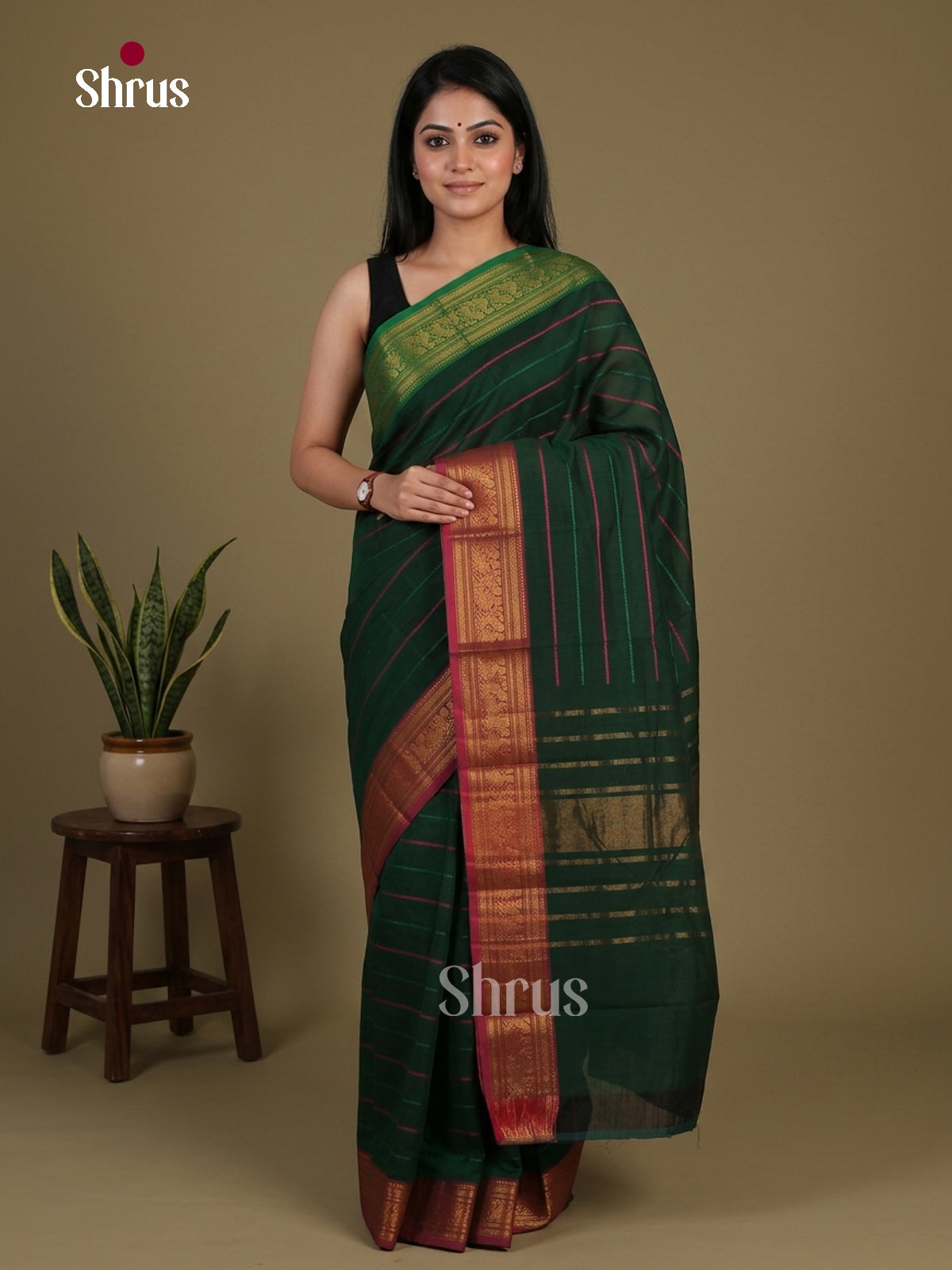 Chettinad Cotton Saree - EFS15007 - Shop on Shrus.com