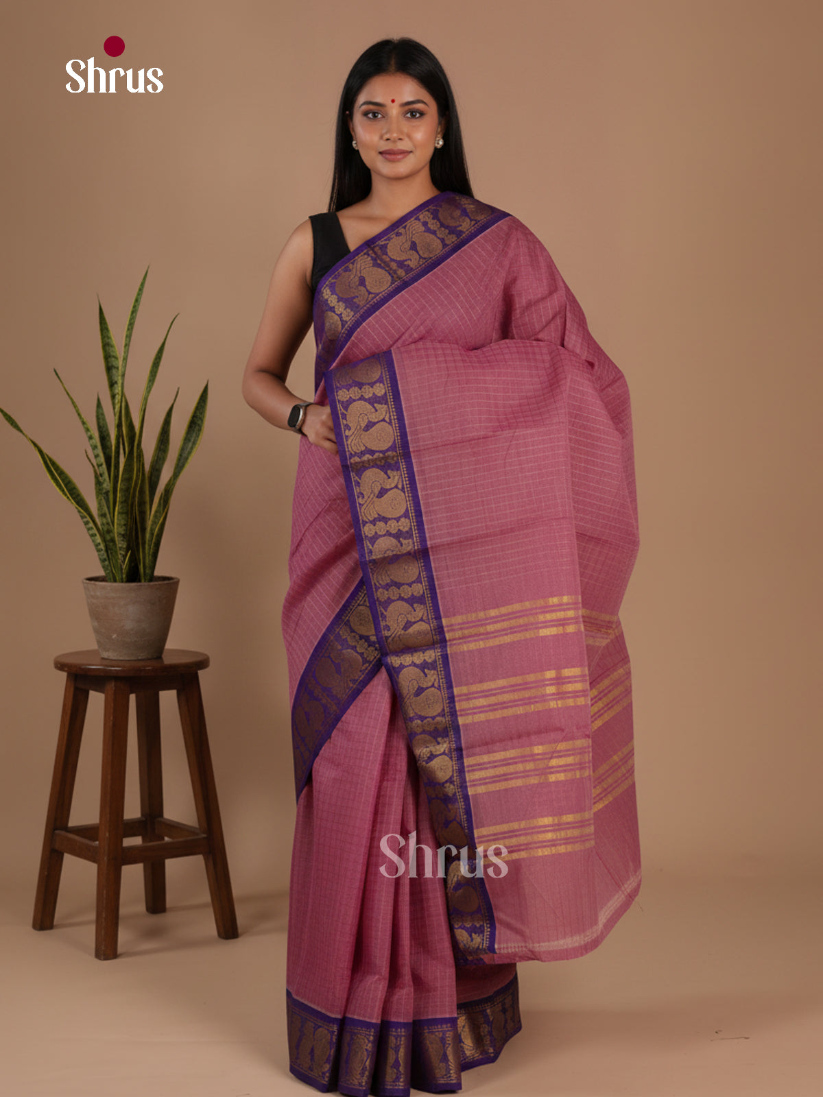 Sungudi Cotton Saree - EFS15014