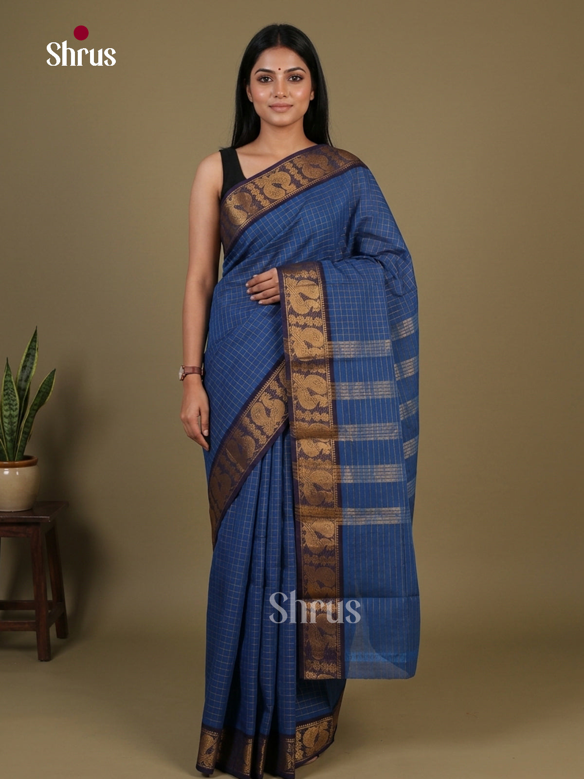 Sungudi Cotton Saree - EFS15018 - Shop on Shrus.com