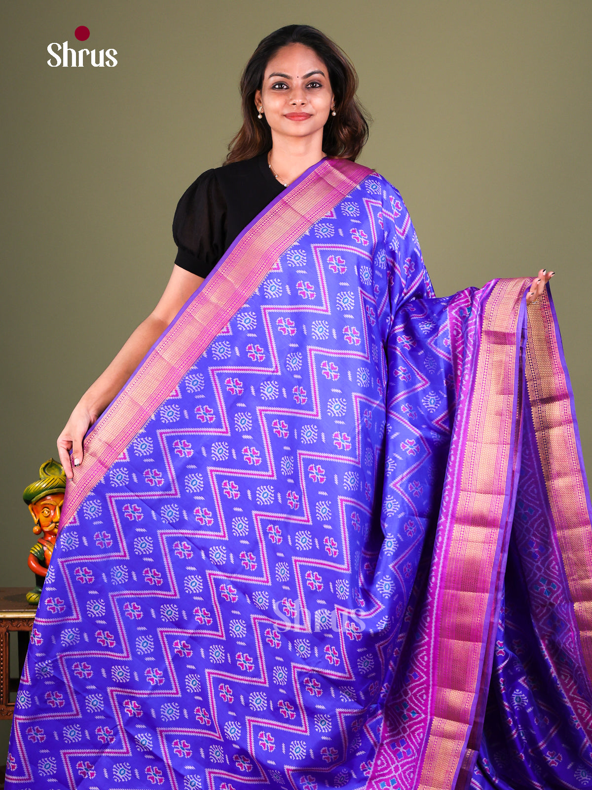 Semi Patola Saree - EFS15033 - Shop on Shrus.com