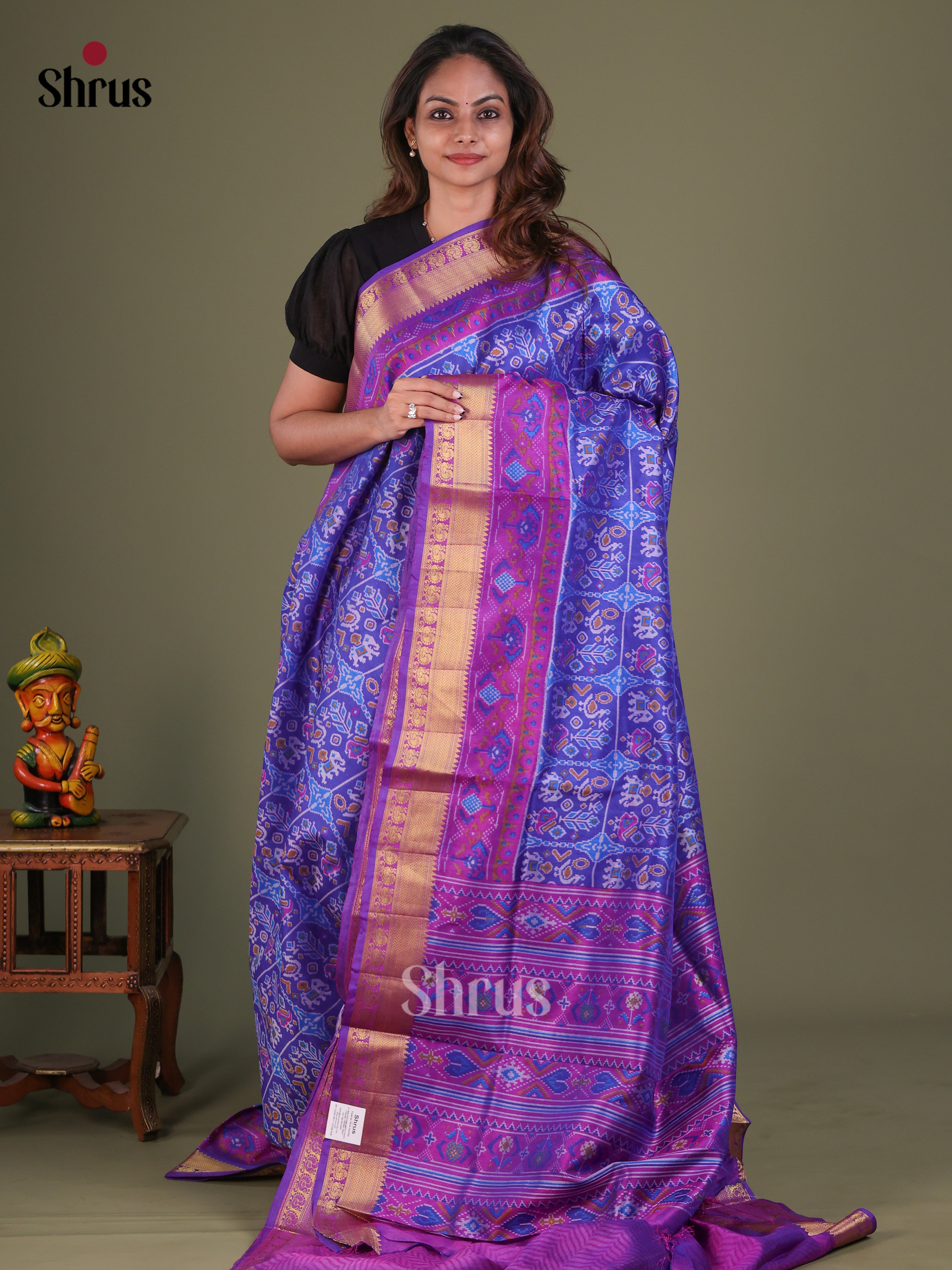 Semi Patola Saree - EFS15042