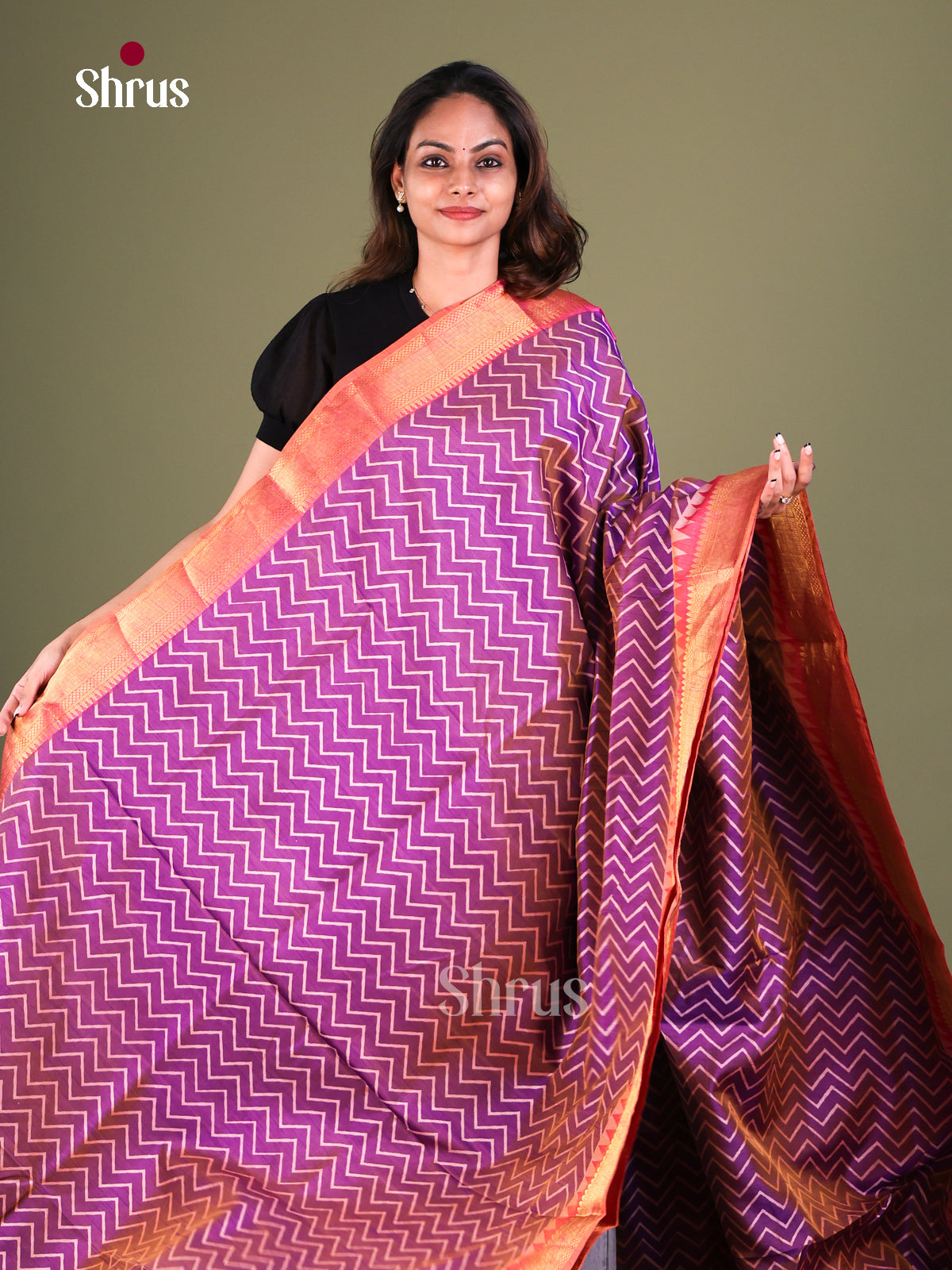 Semi Patola Saree - EFS15048 - Shop on Shrus.com