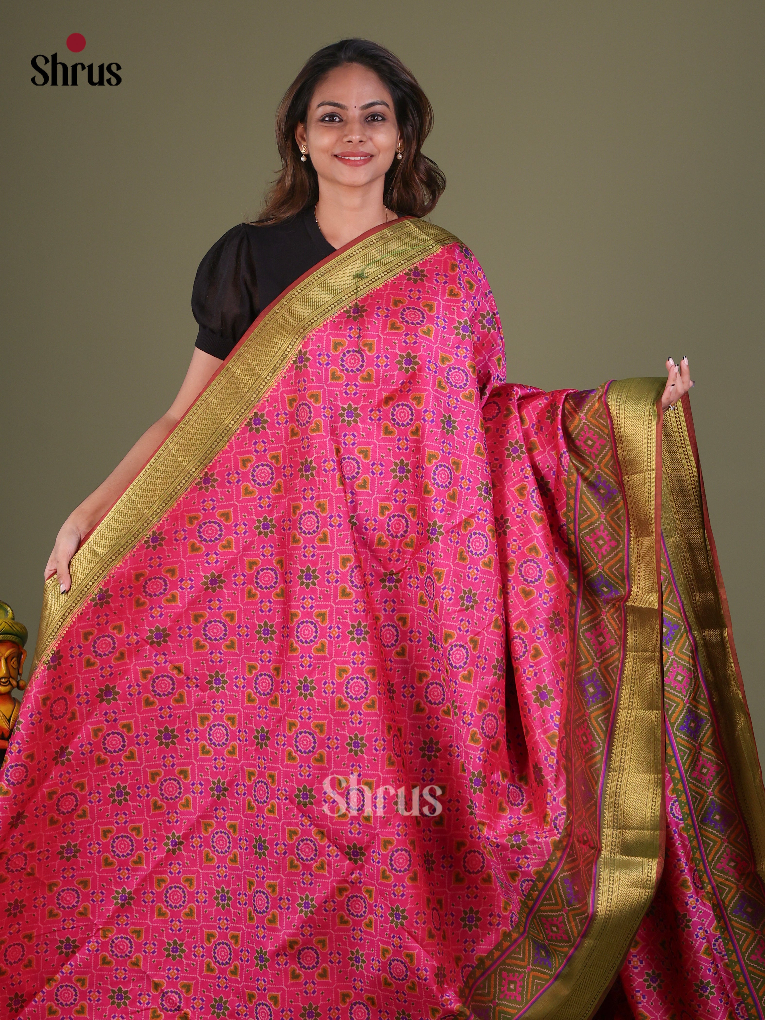 Semi Patola Saree - EFS15056