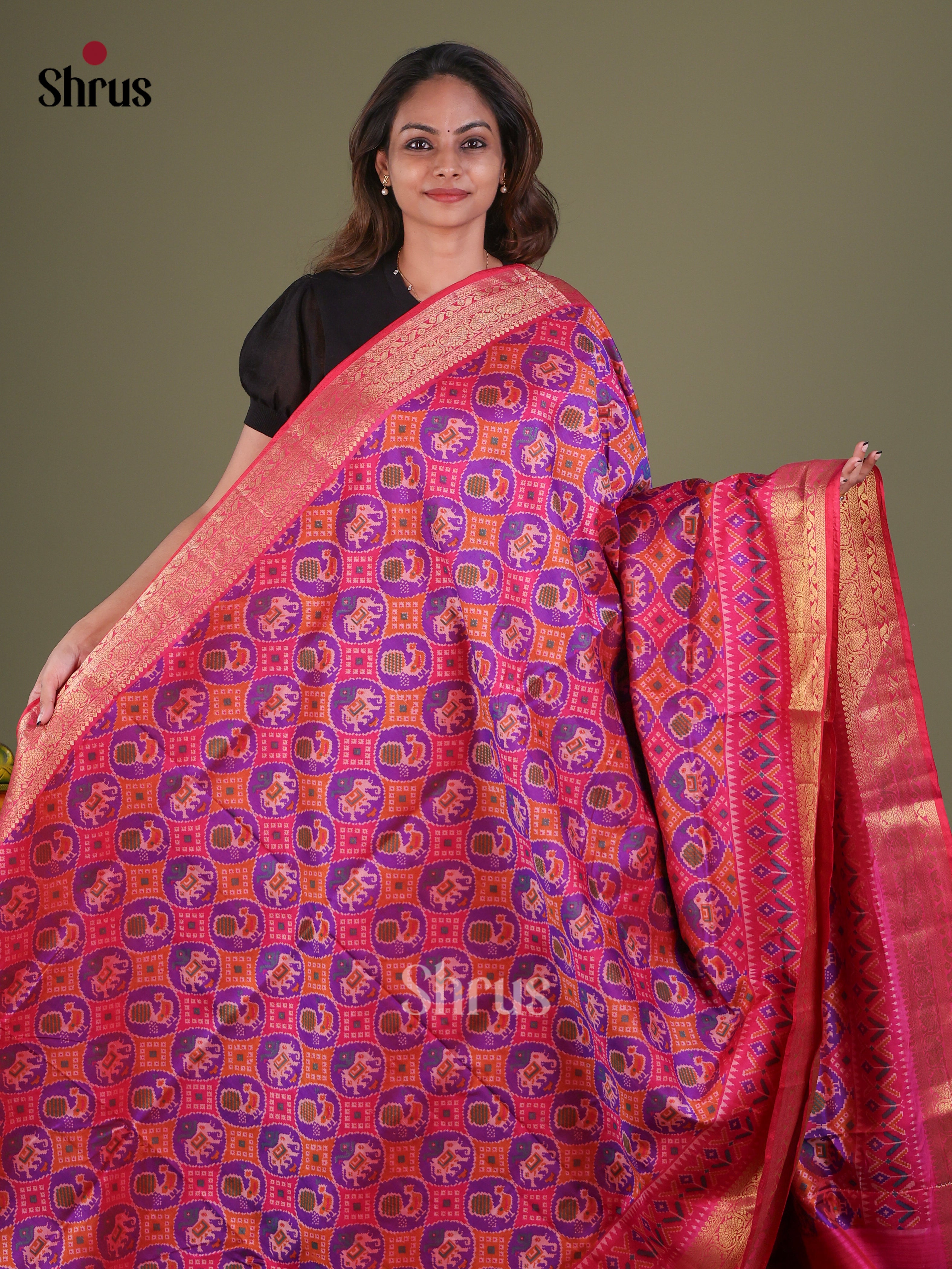 Semi Patola Saree - EFS15067