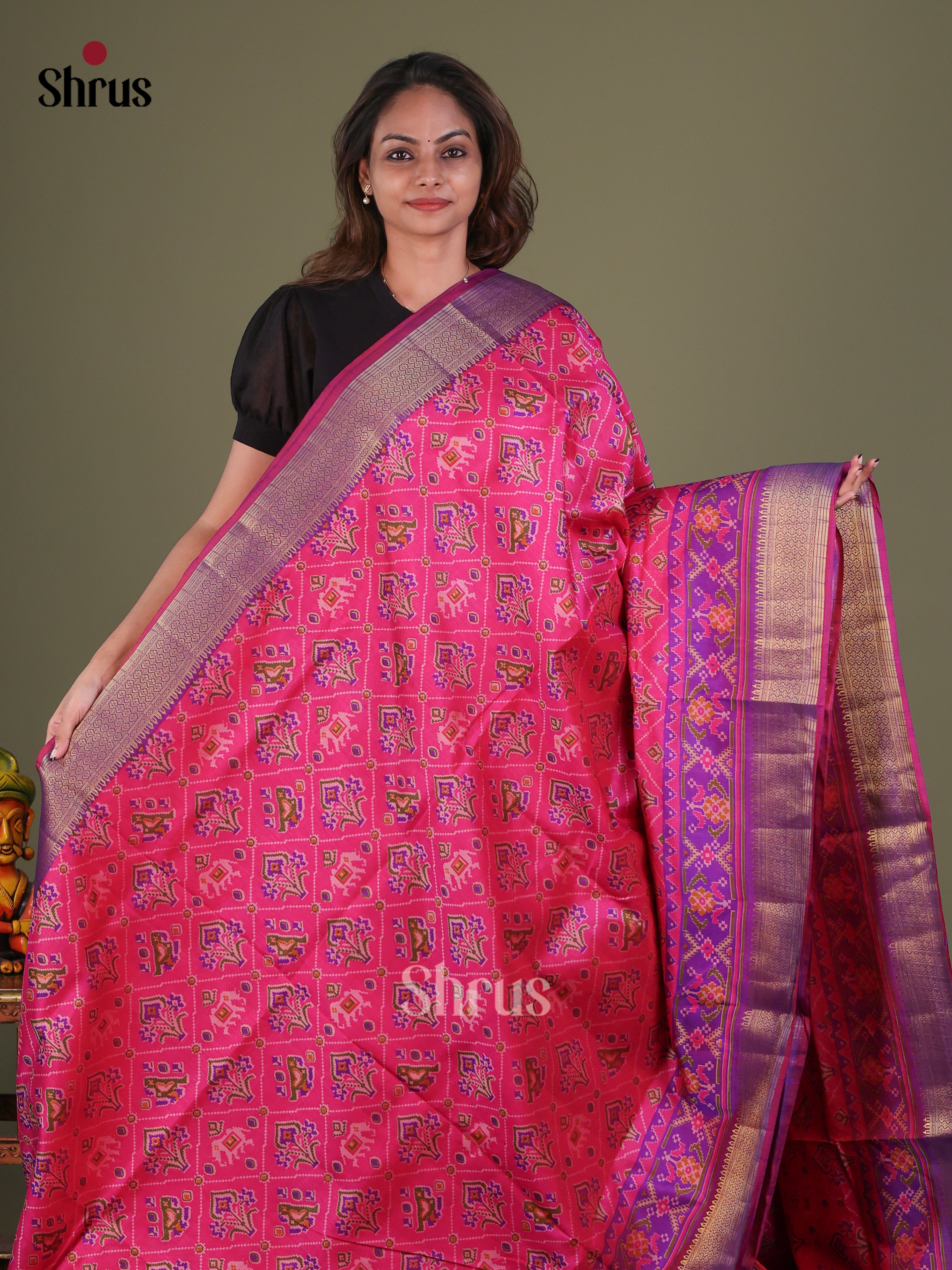 Semi Patola Saree - EFS15079