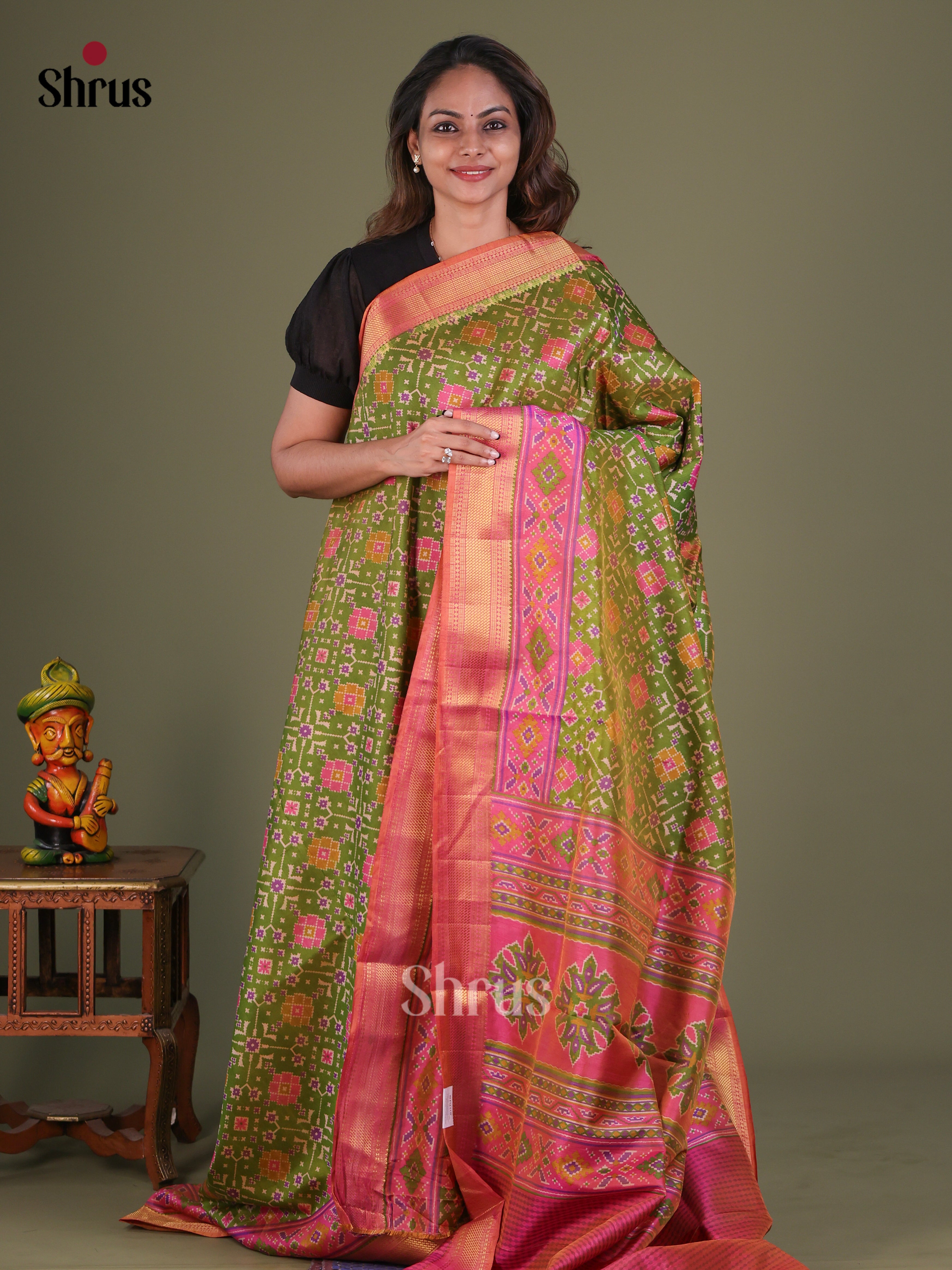 Semi Patola Saree - EFS15087