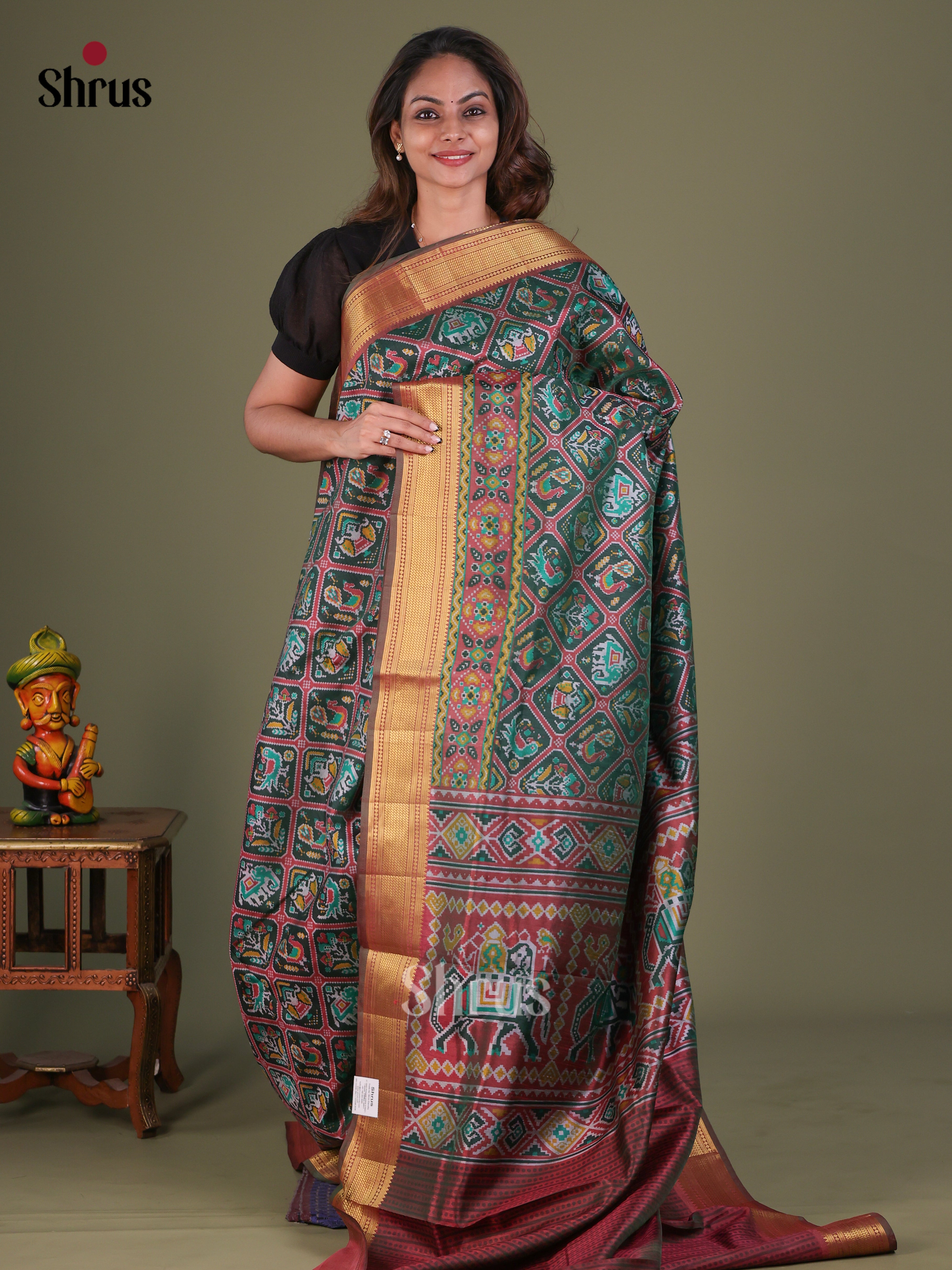 Semi Patola Saree - EFS15091
