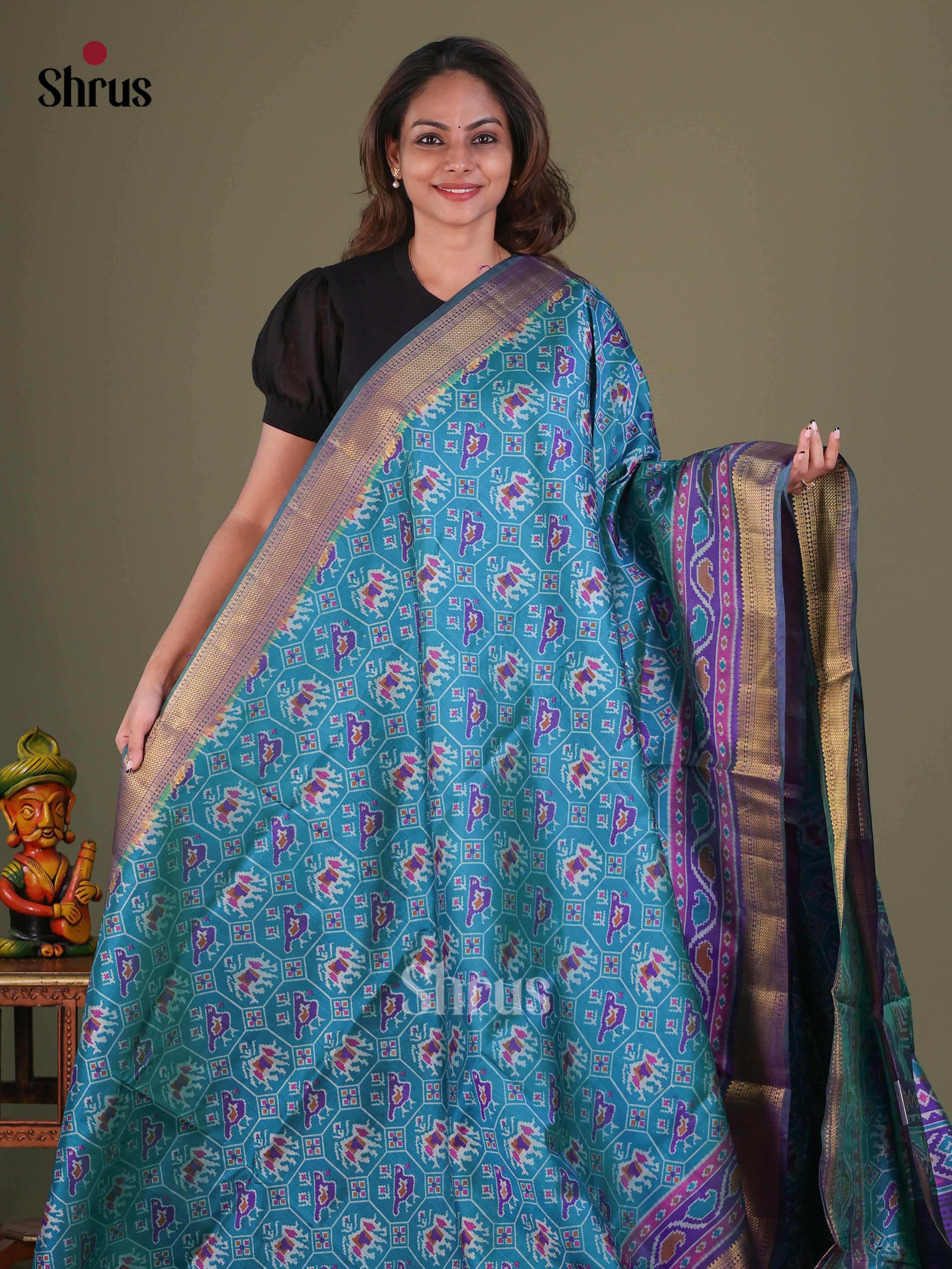 Semi Patola Saree - EFS15108