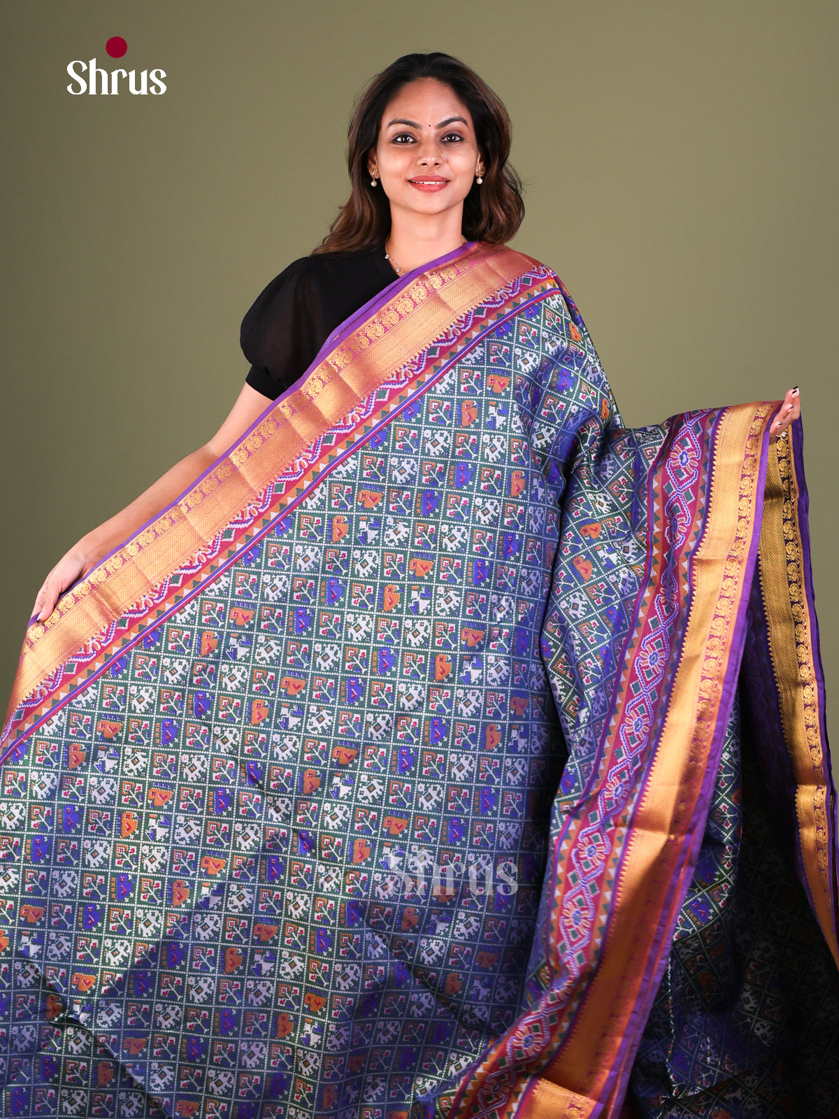 Semi Patola Saree - EFS15117