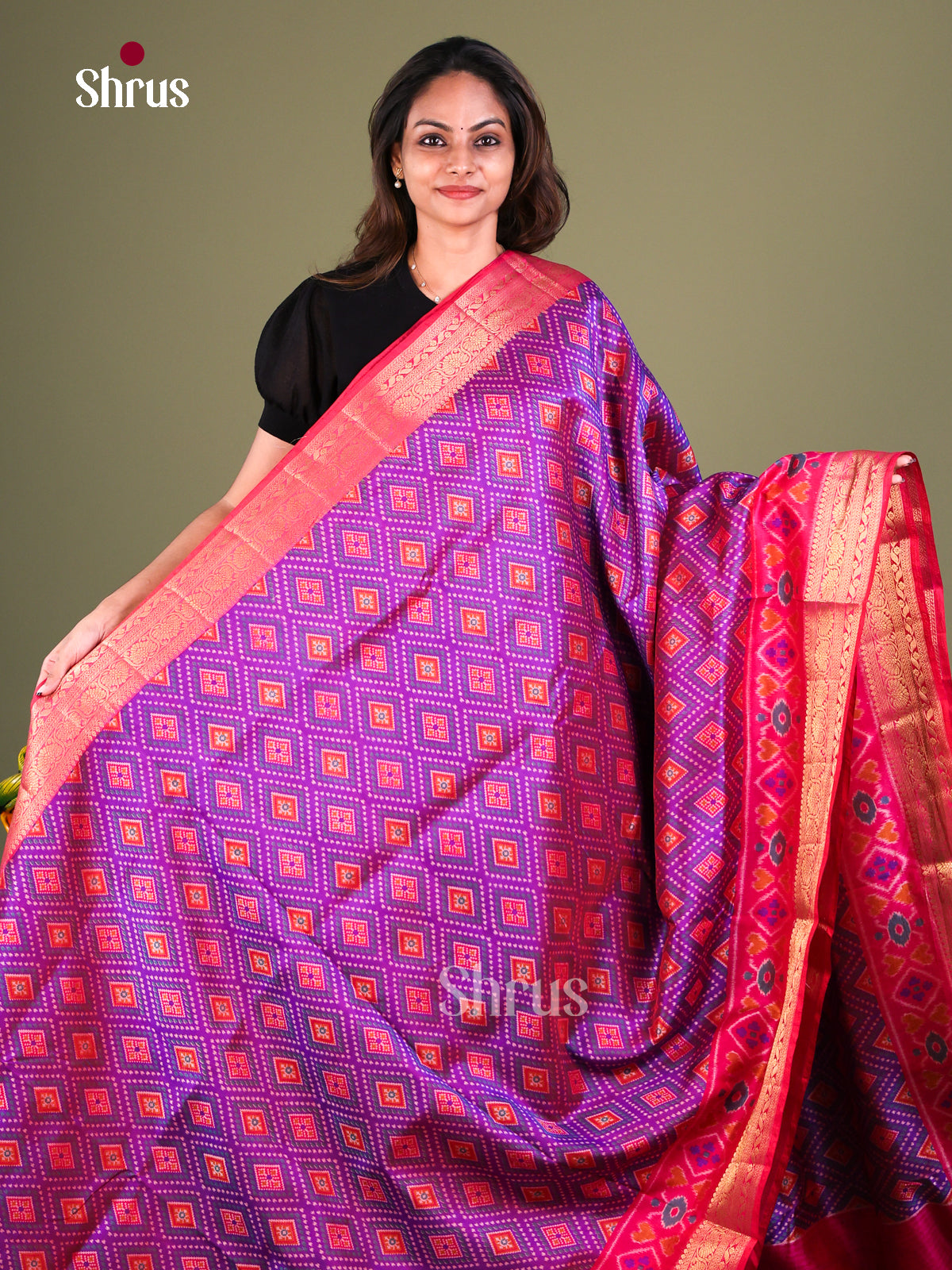 Semi Patola Saree - EFS15135
