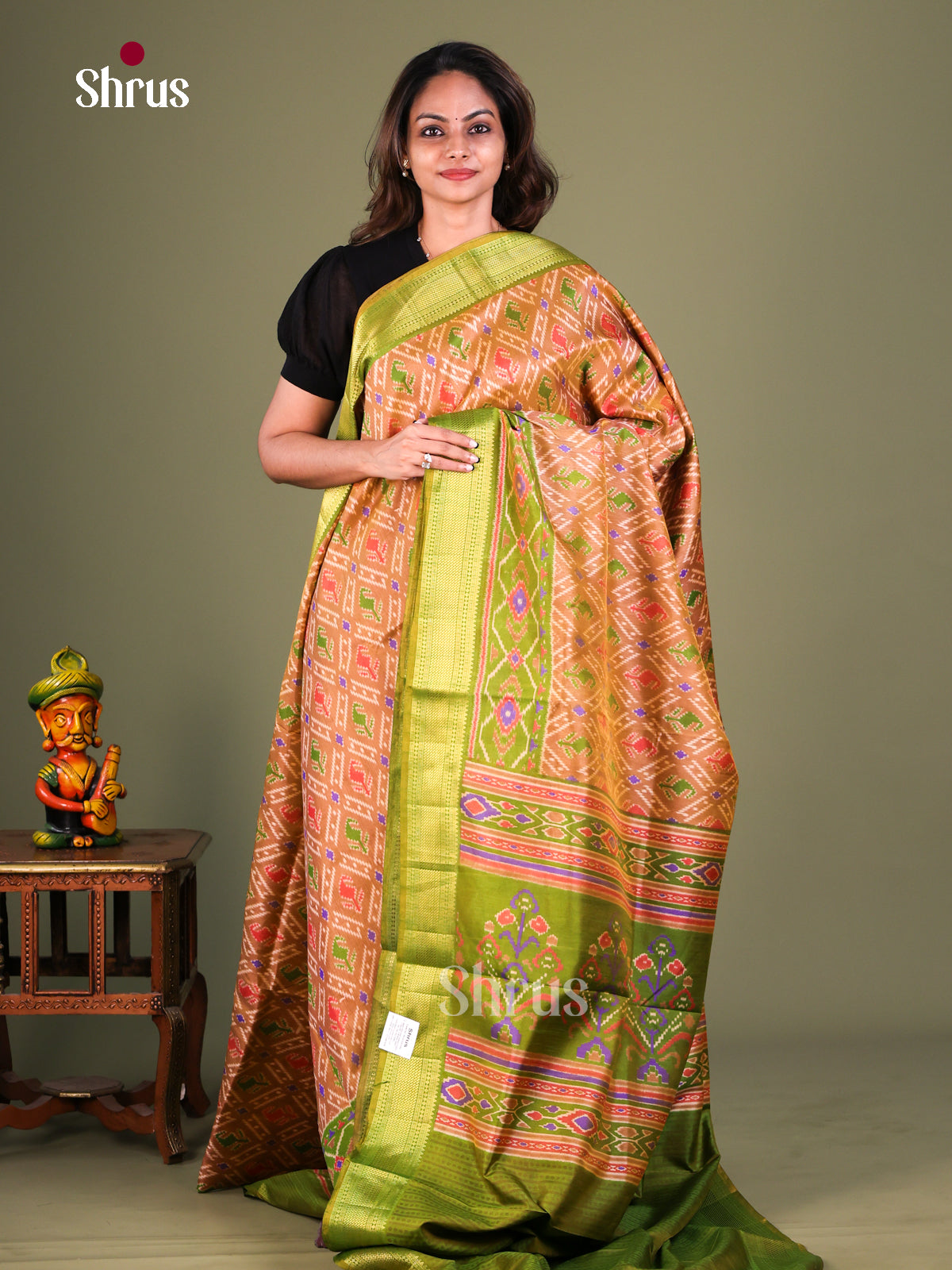 Semi Patola Saree - EFS15151 - Shop on Shrus.com