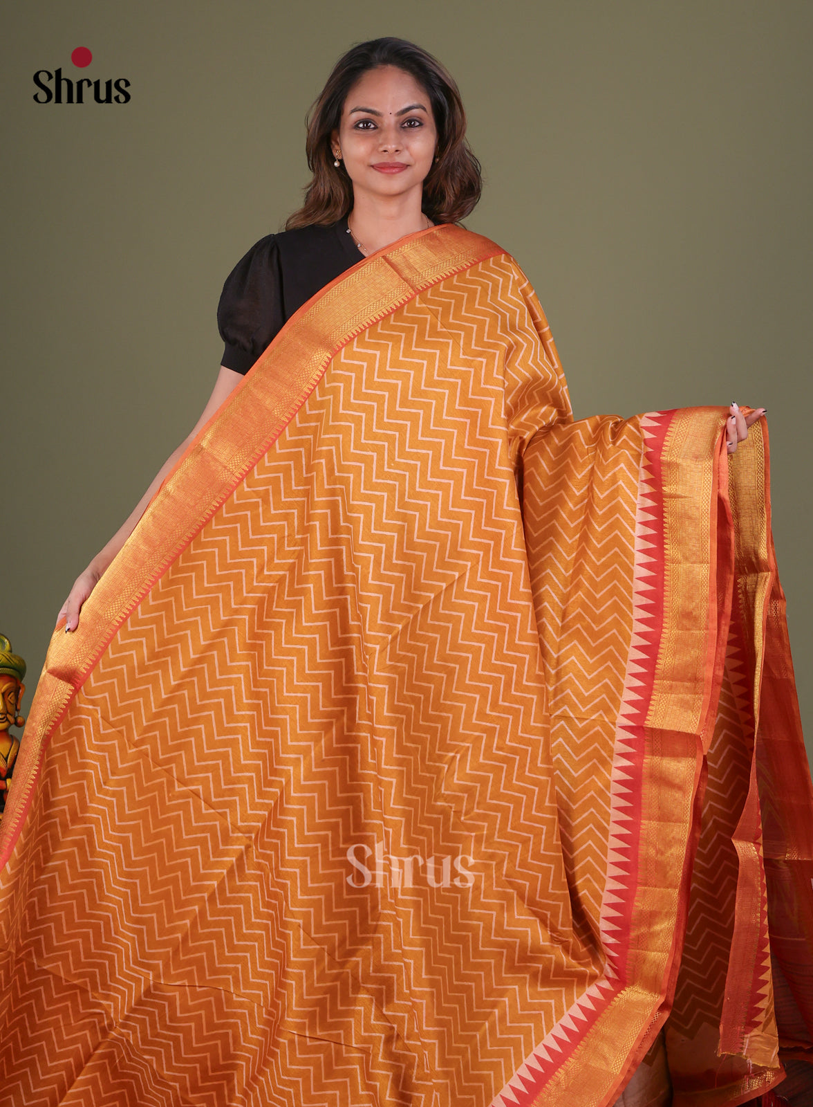 Semi Patola Saree - EFS15155 - Shop on Shrus.com