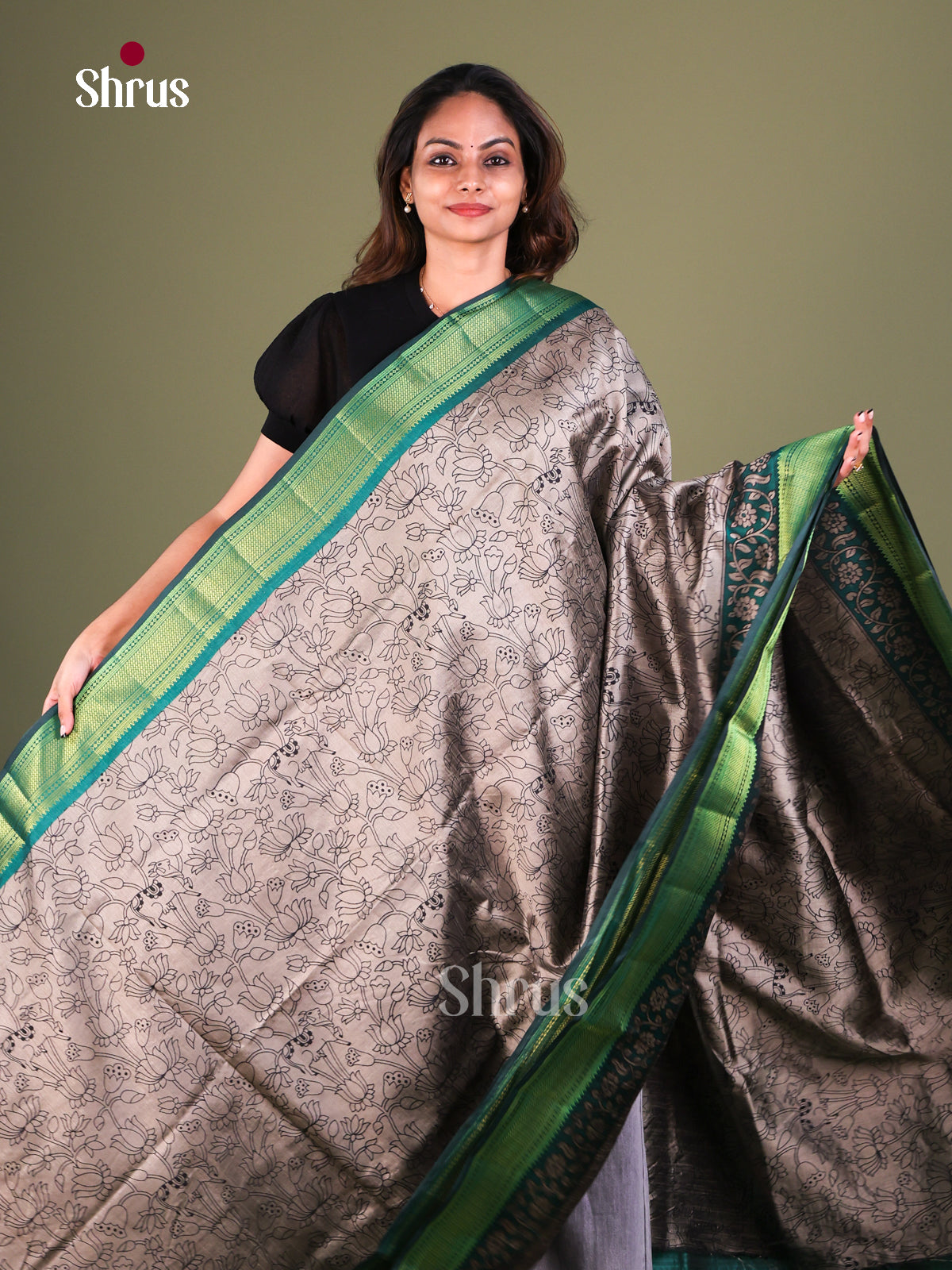 Semi Patola Saree - EFS15163