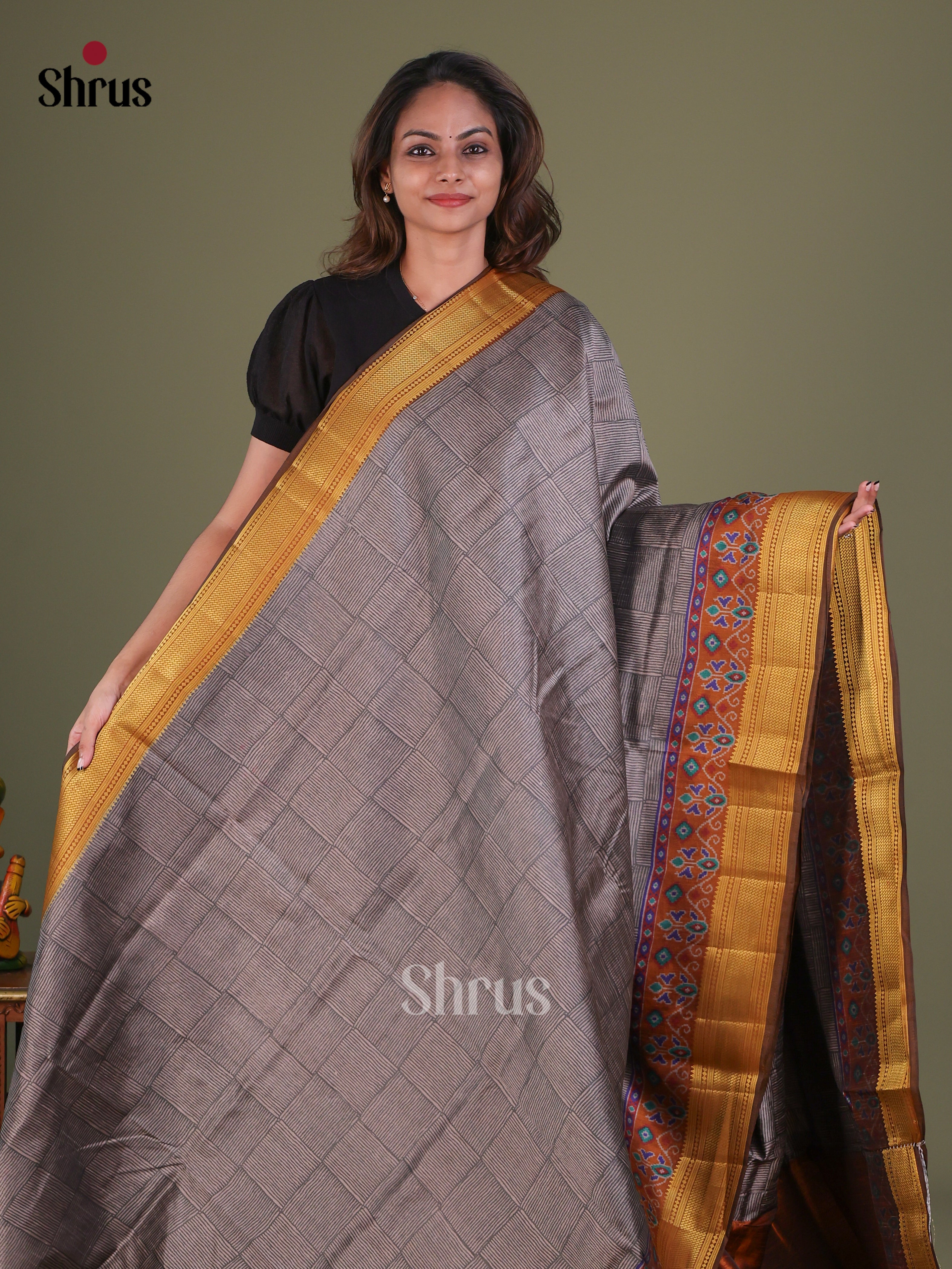 Semi Patola Saree - EFS15171