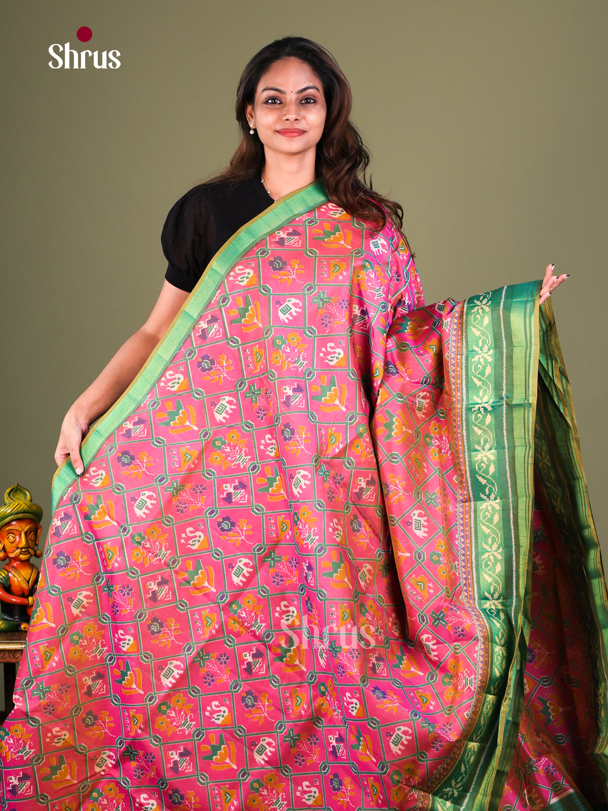 Semi Patola Saree - EFS15196