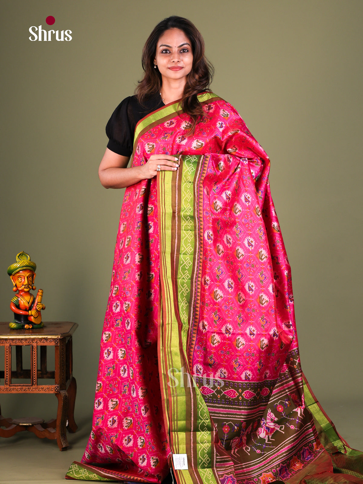 Semi Patola Saree - EFS15199 - Shop on Shrus.com