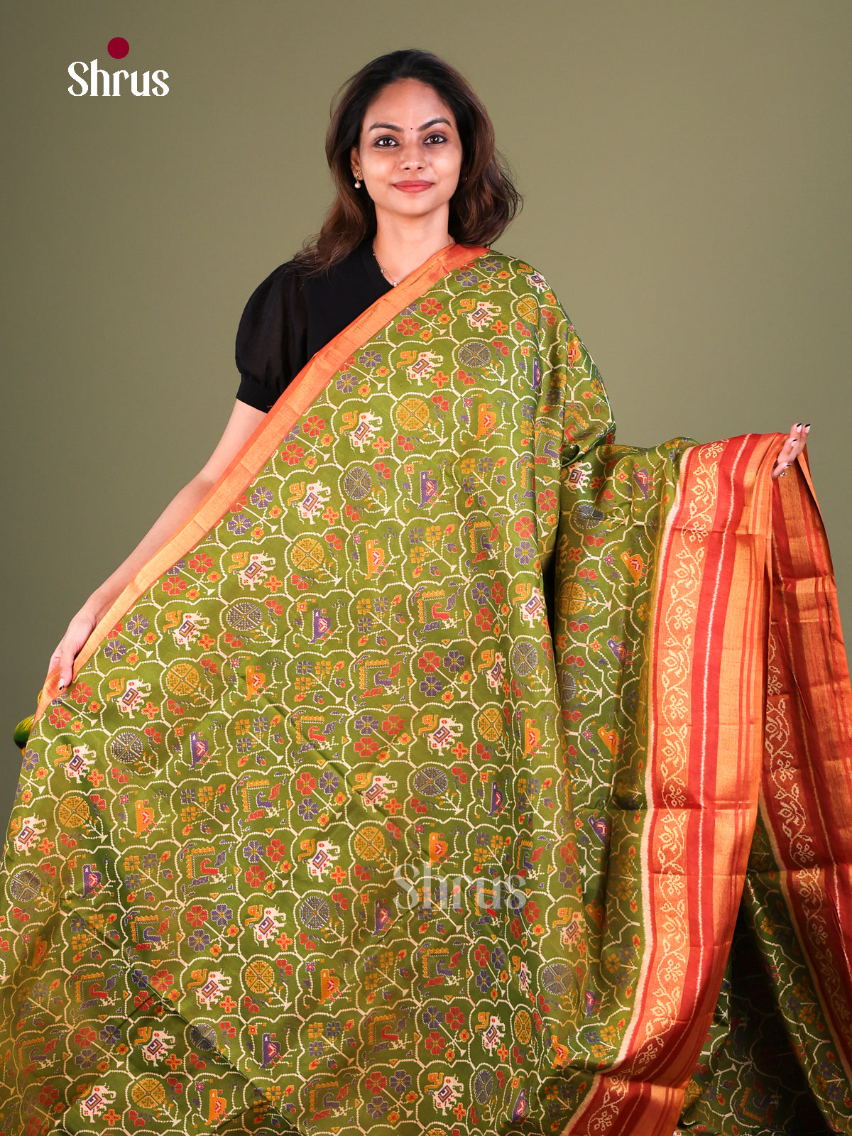 Semi Patola Saree - EFS15209