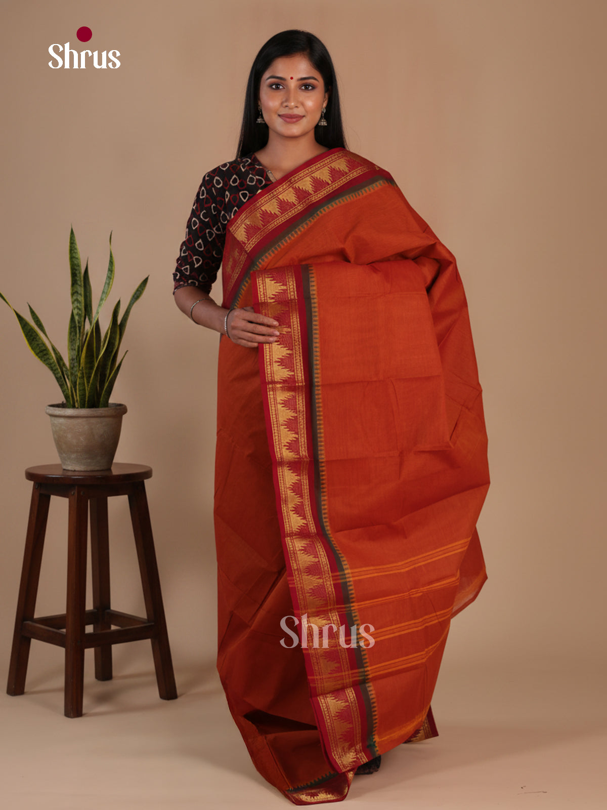 Chettinad Cotton Saree - EFS15245 - Shop on Shrus.com