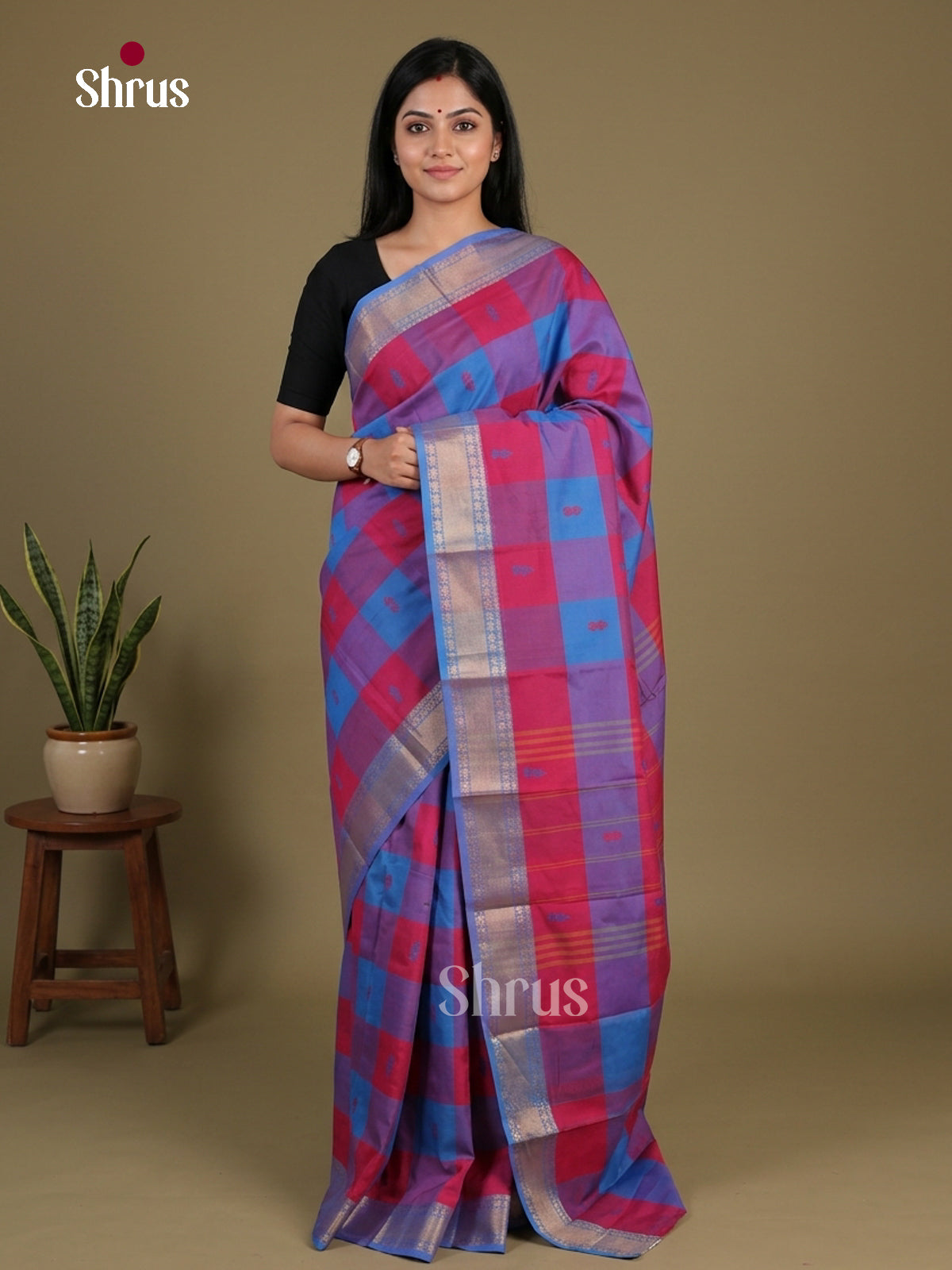 Chettinad Mix Cotton Saree - EFS16027 - Shop on Shrus.com