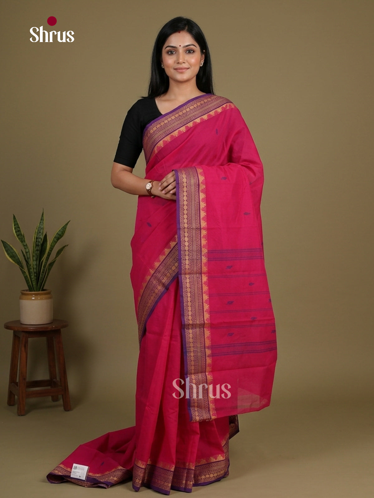 Chettinad Cotton Saree - EFS16038 - Shop on Shrus.com