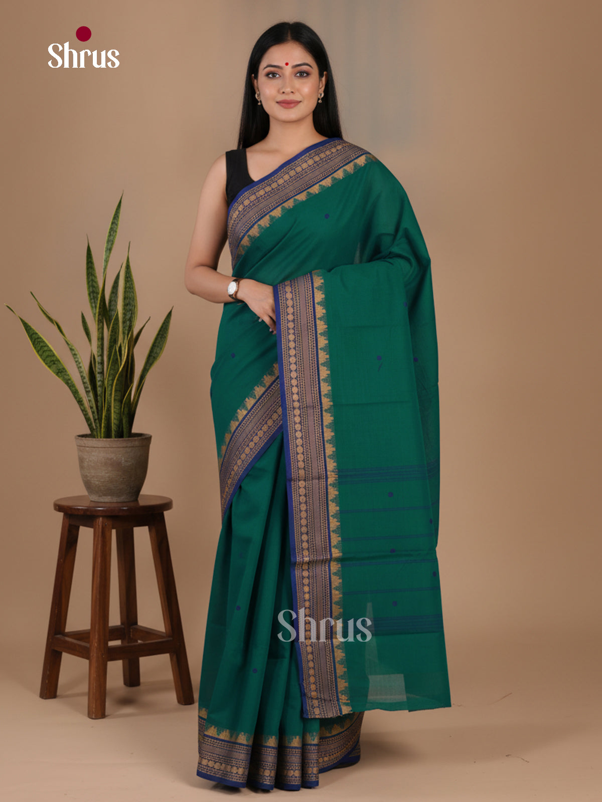 Chettinad Cotton Saree - EFS16040 - Shop on Shrus.com