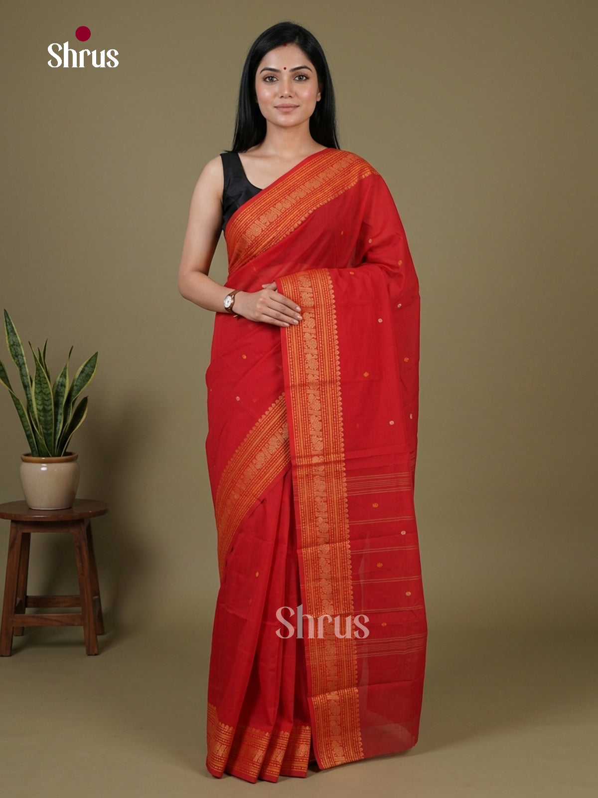 Chettinad Cotton Saree - EFS16059 - Shop on Shrus.com