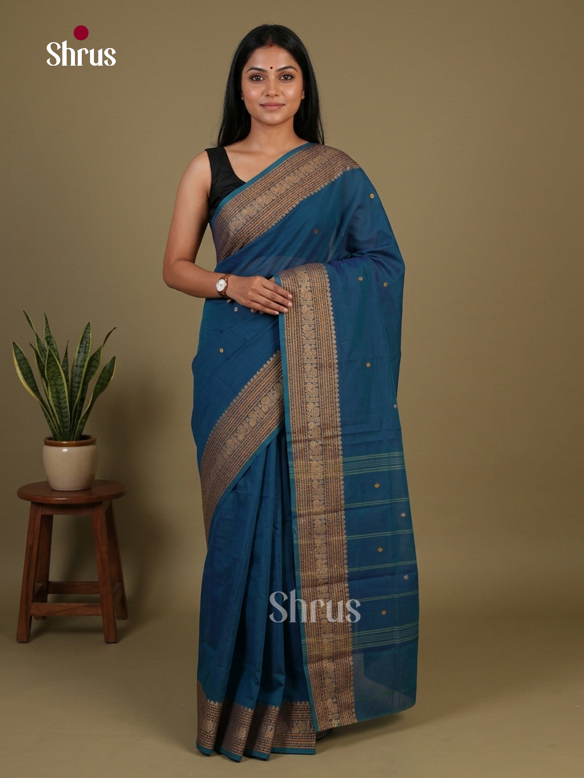 Chettinad Cotton Saree - EFS16062 - Shop on Shrus.com