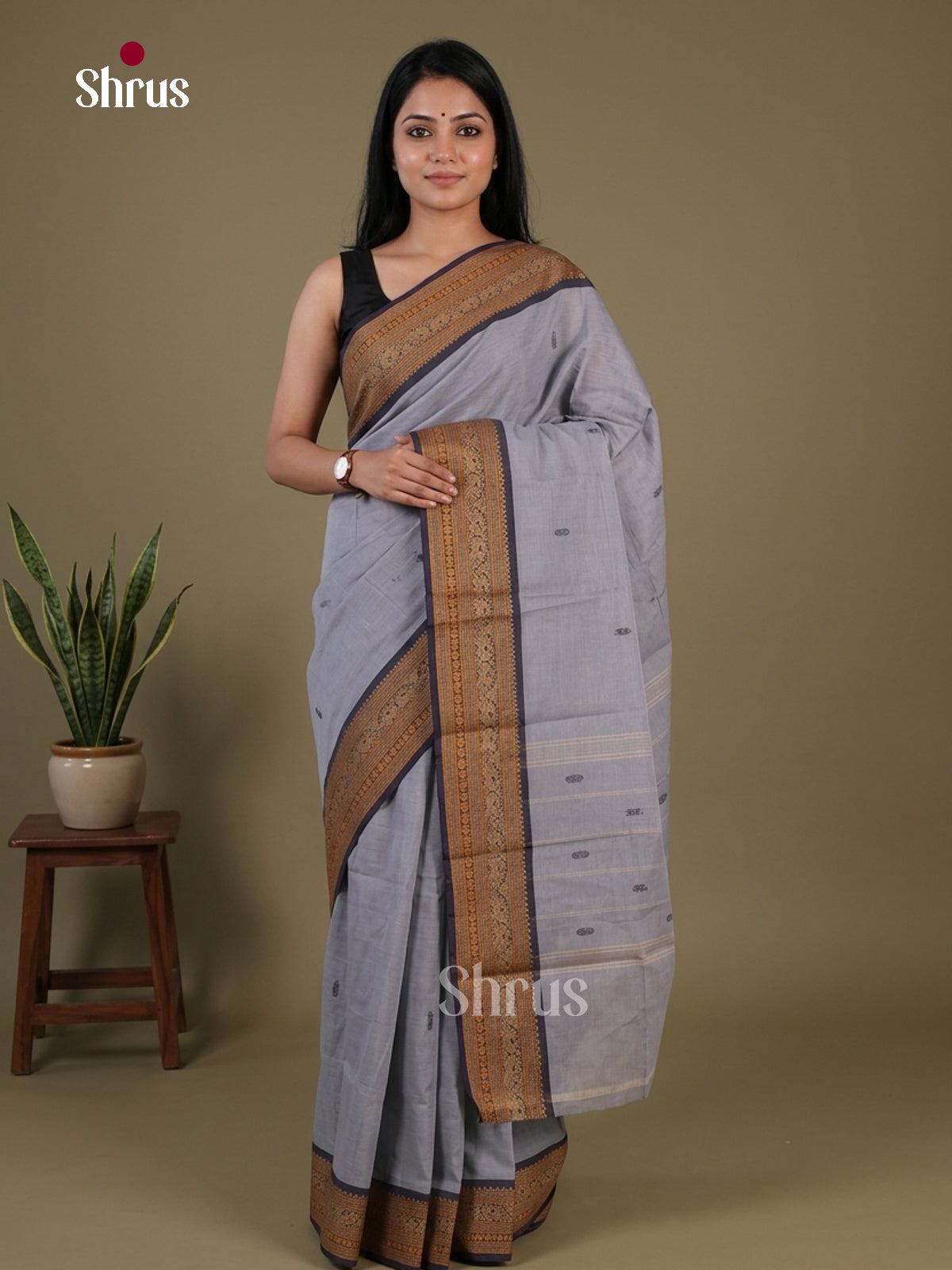 Chettinad Cotton Saree - EFS16066 - Shop on Shrus.com