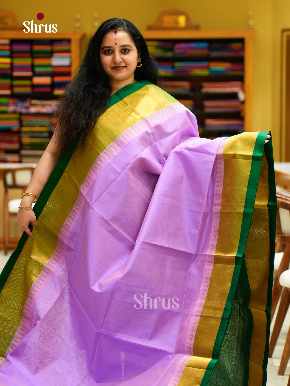 Silk Cotton Saree - EFS16085 - Shop on Shrus.com