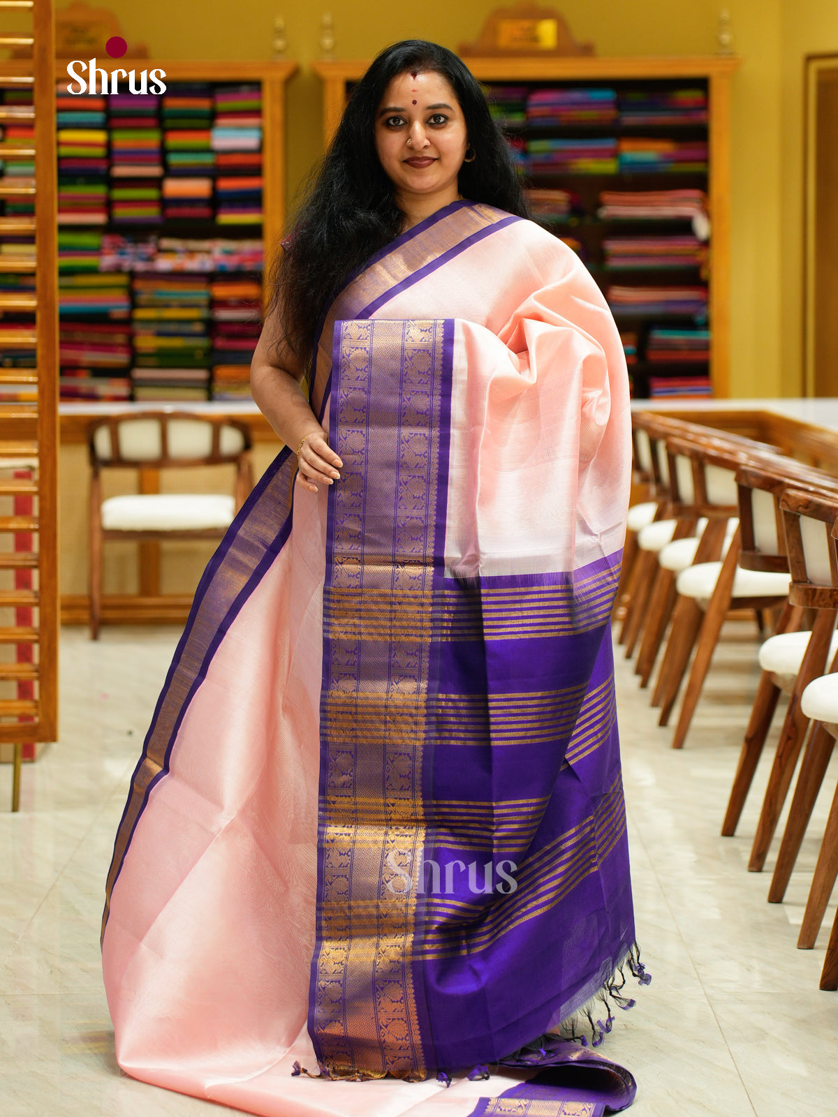 Silk Cotton Saree - EFS16108 - Shop on Shrus.com