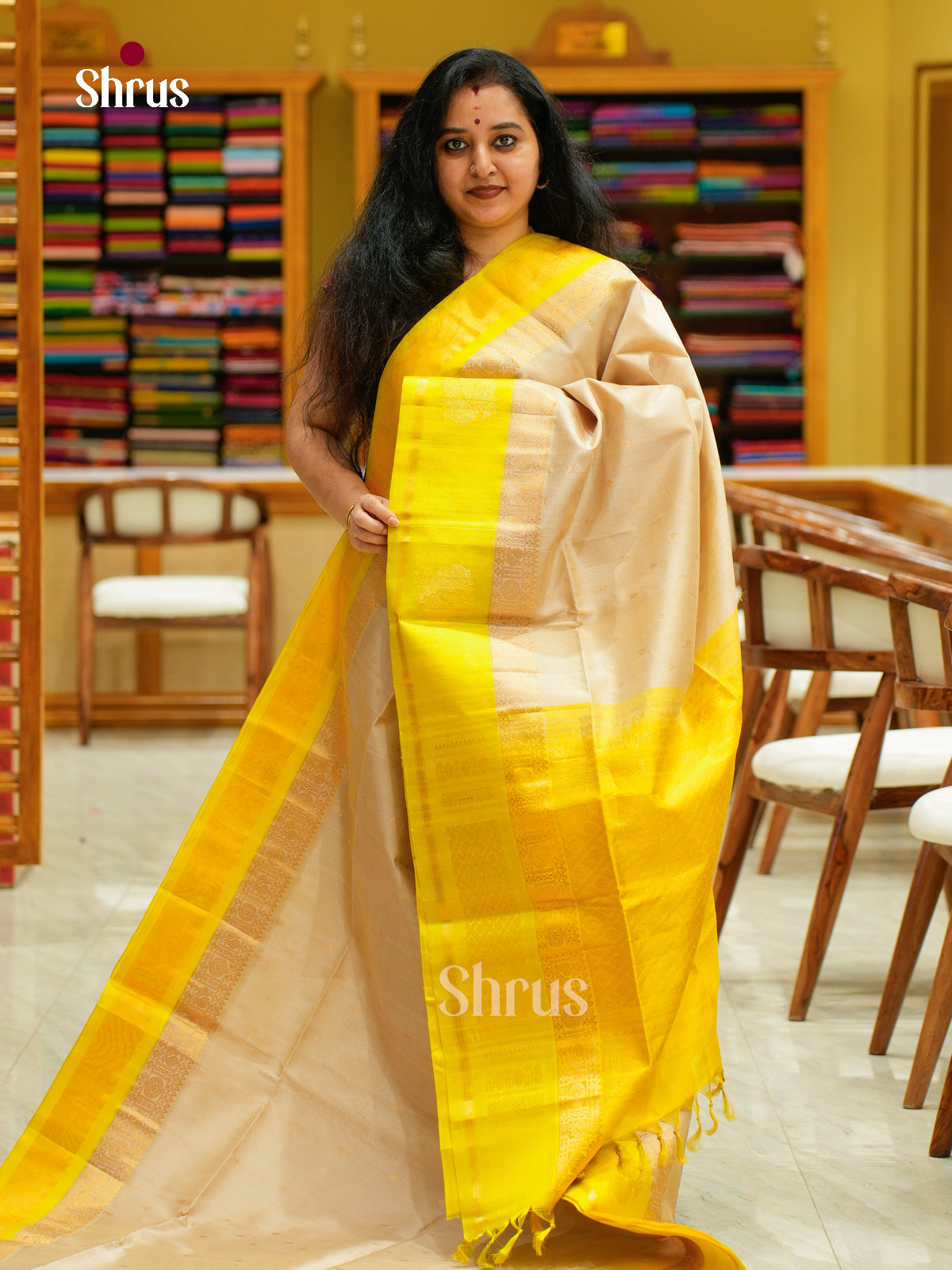 Silk Cotton Saree - EFS16130 - Shop on Shrus.com